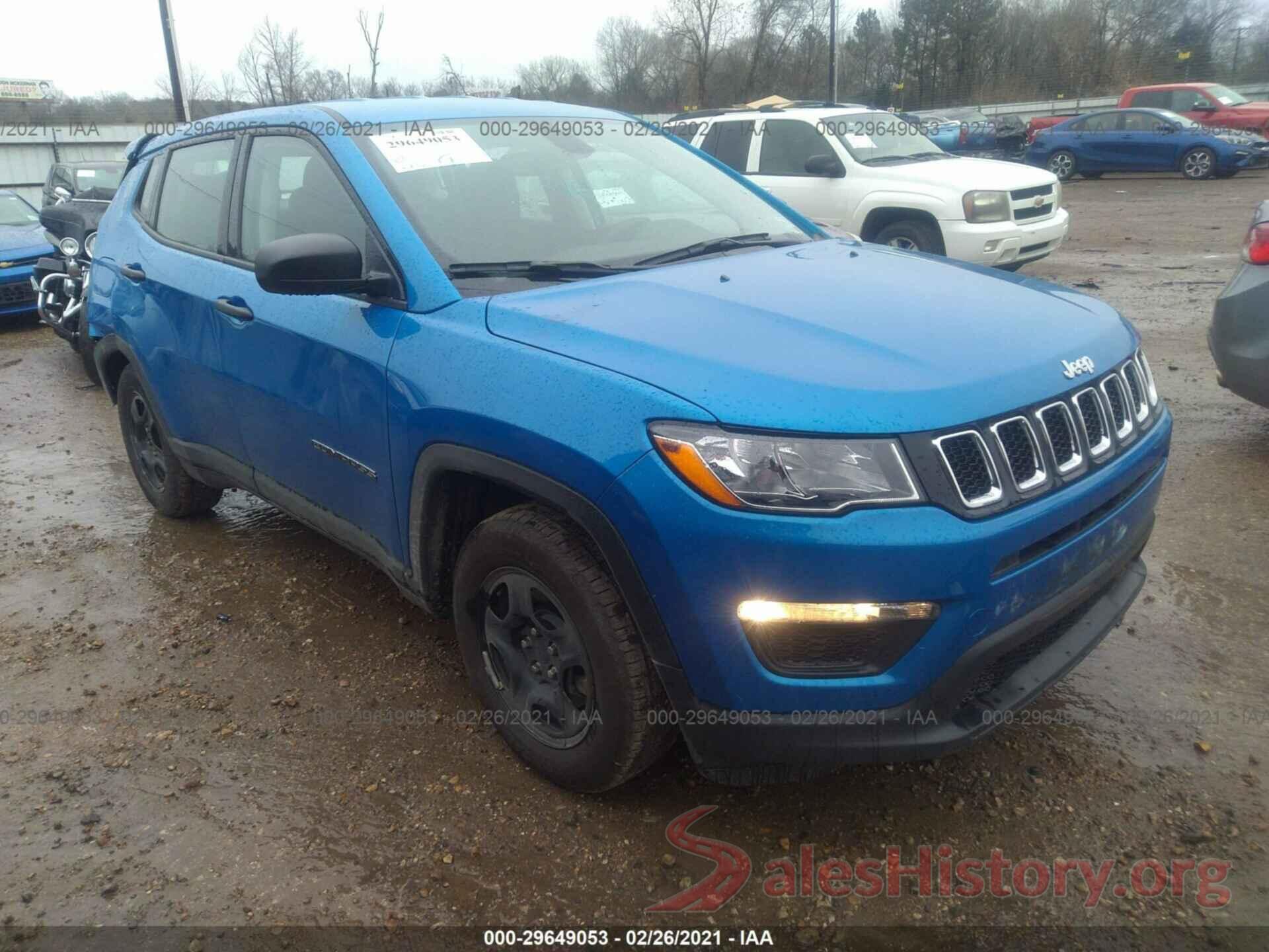 3C4NJCAB8MT542735 2021 JEEP COMPASS