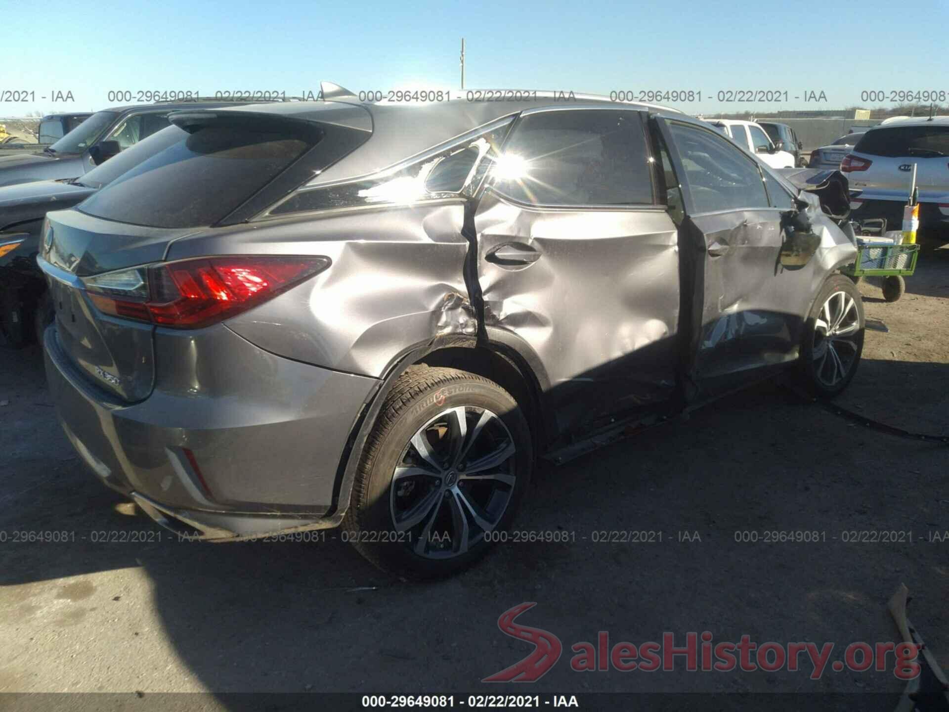 2T2ZZMCA6HC087683 2017 LEXUS RX