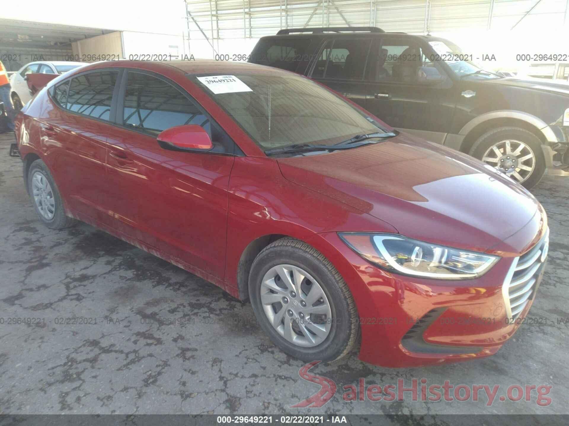 KMHD74LF0HU318723 2017 HYUNDAI ELANTRA