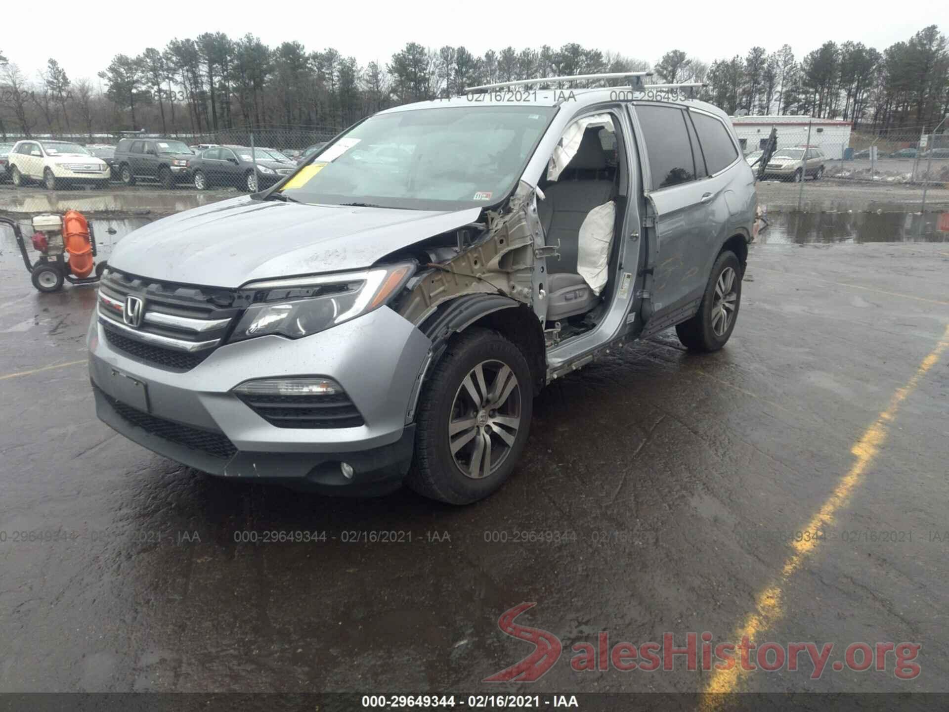 5FNYF6H82GB103222 2016 HONDA PILOT