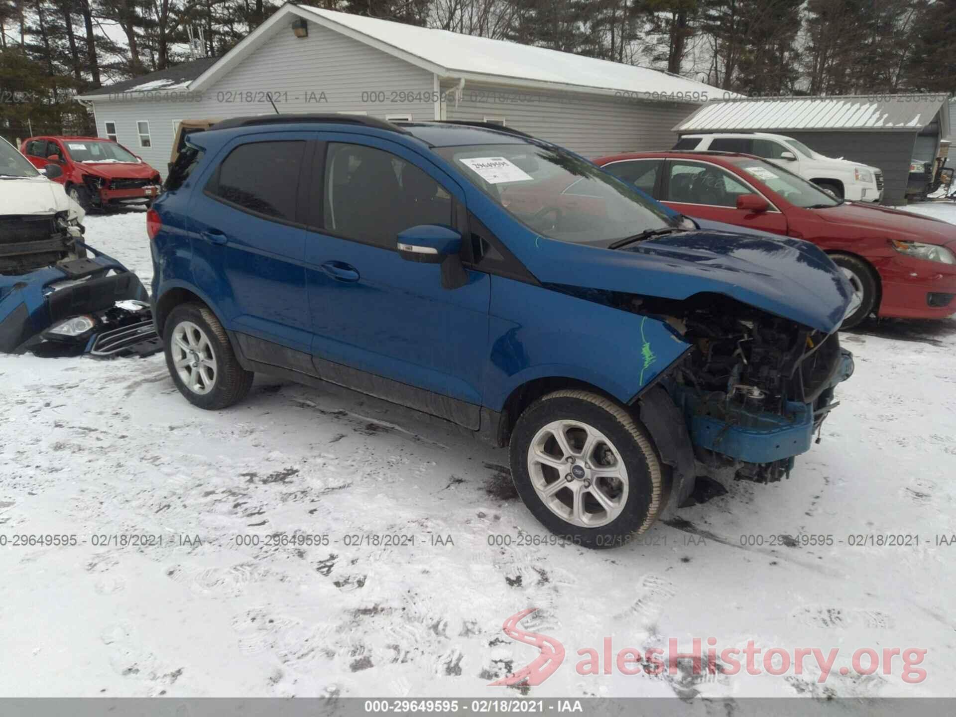 MAJ3S2GE0KC302108 2019 FORD ECOSPORT