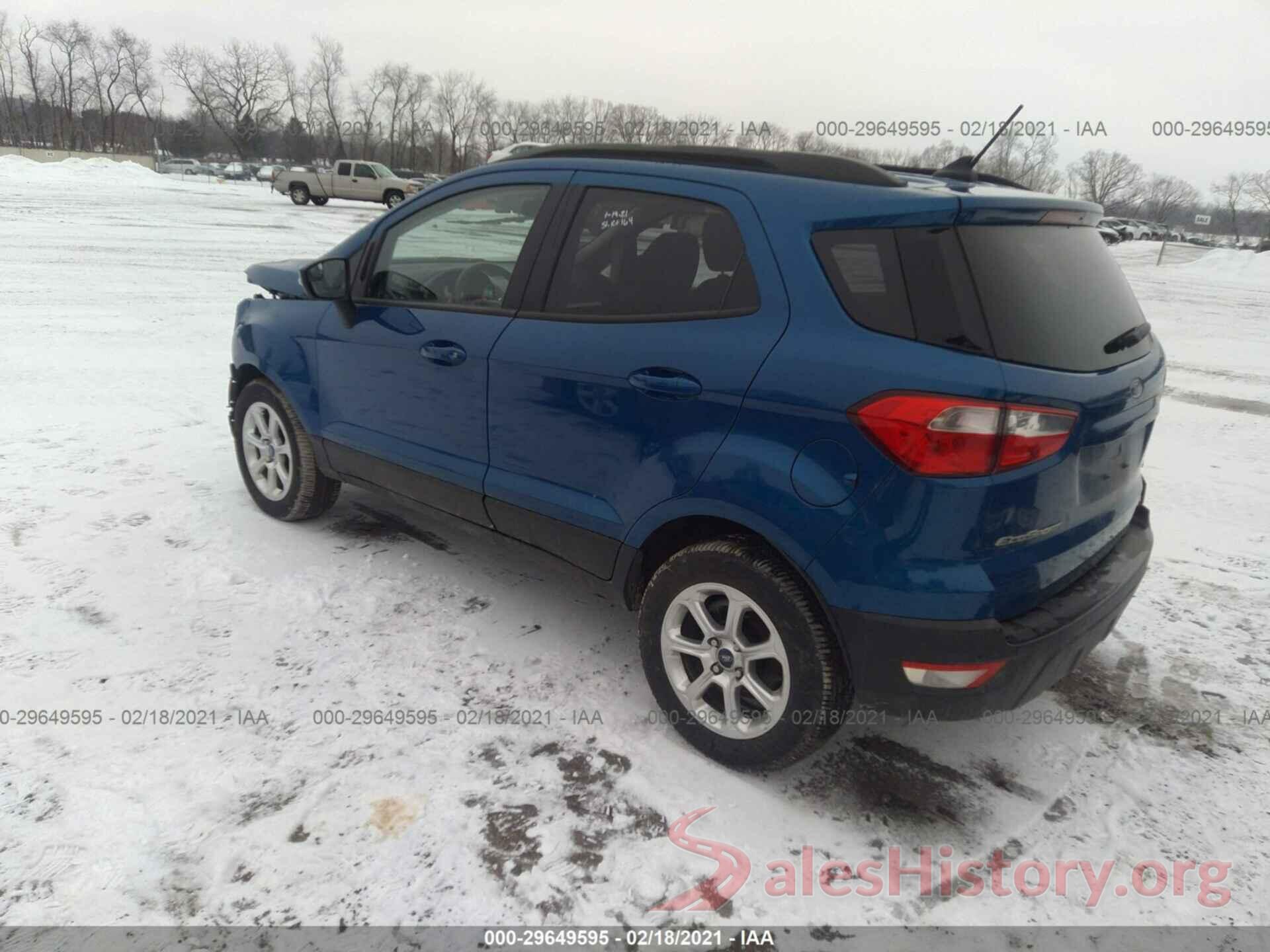 MAJ3S2GE0KC302108 2019 FORD ECOSPORT