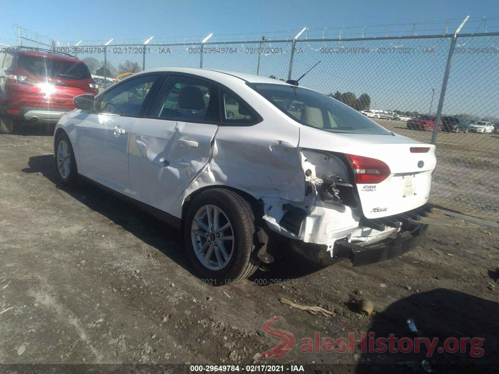 1FADP3F2XHL336925 2017 FORD FOCUS