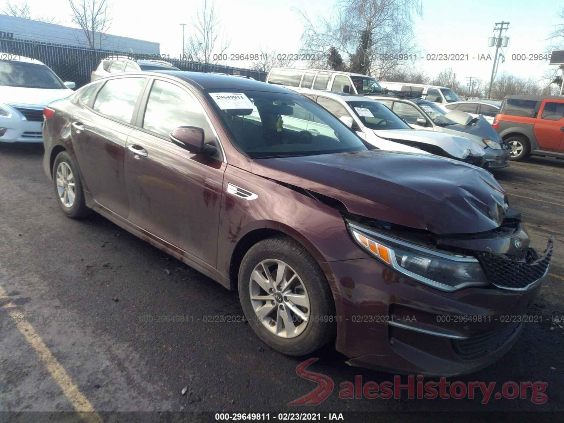 5XXGT4L31GG108848 2016 KIA OPTIMA