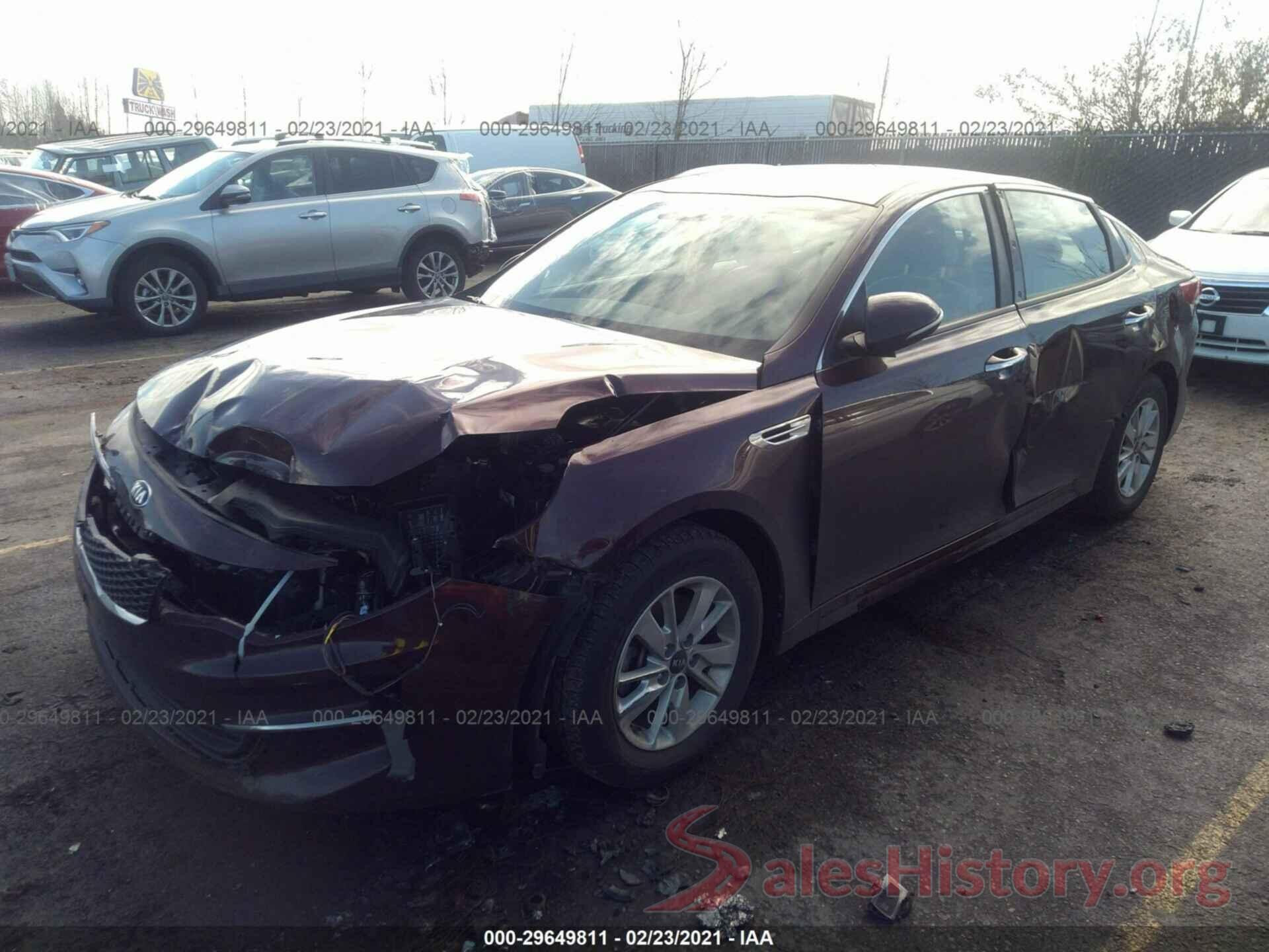 5XXGT4L31GG108848 2016 KIA OPTIMA