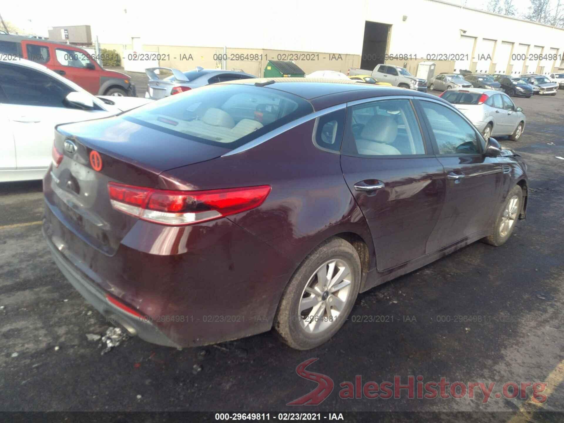 5XXGT4L31GG108848 2016 KIA OPTIMA