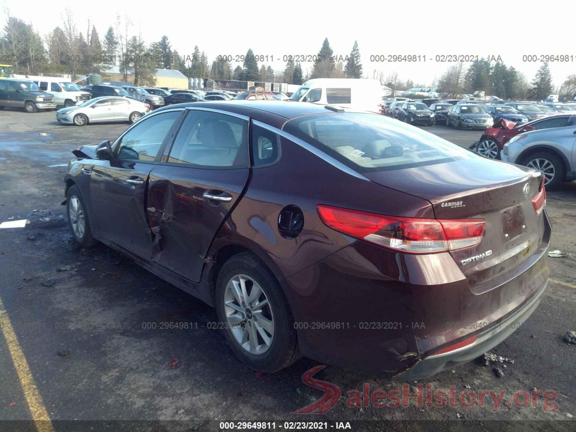 5XXGT4L31GG108848 2016 KIA OPTIMA