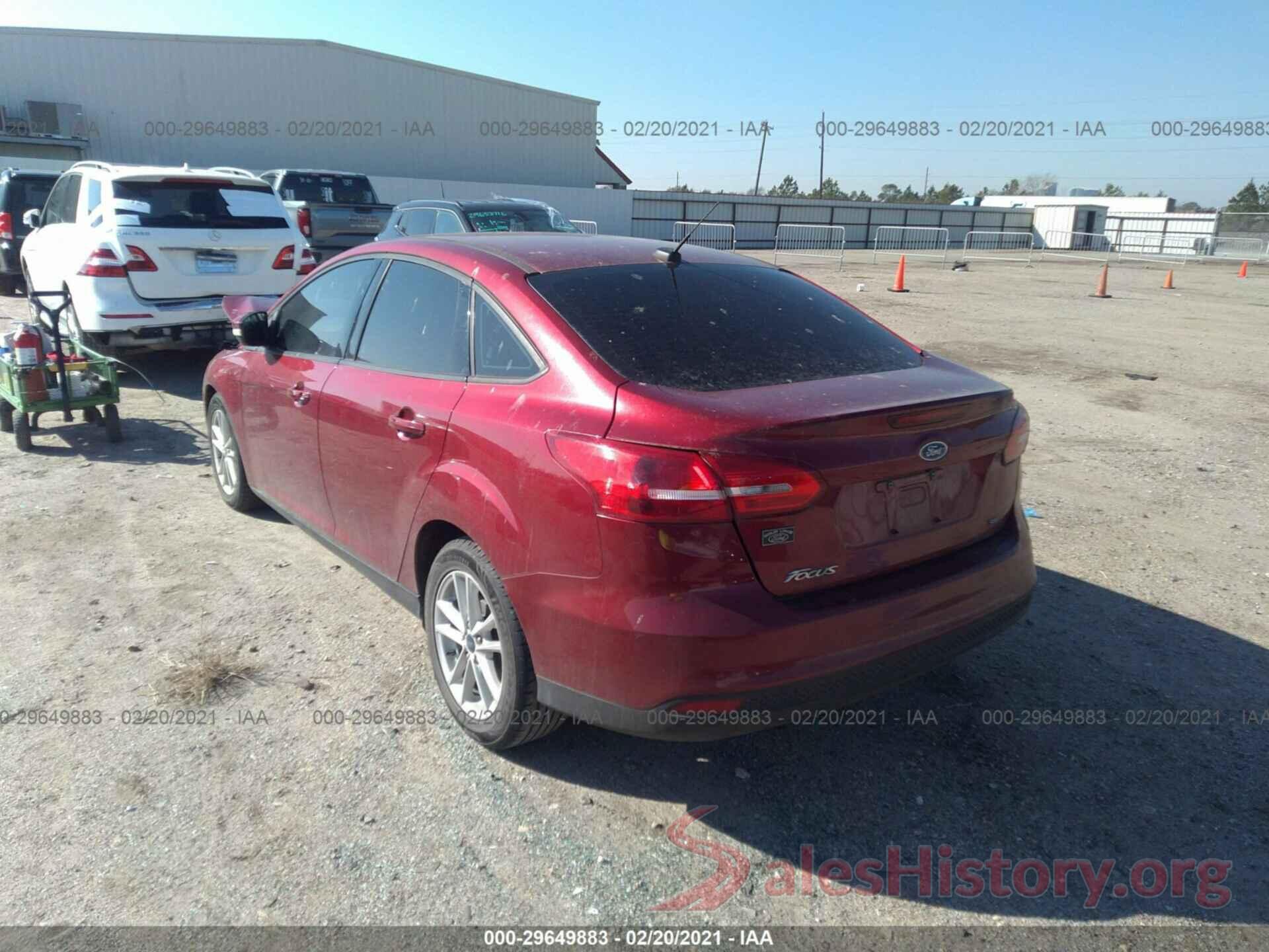 1FADP3F22HL253957 2017 FORD FOCUS