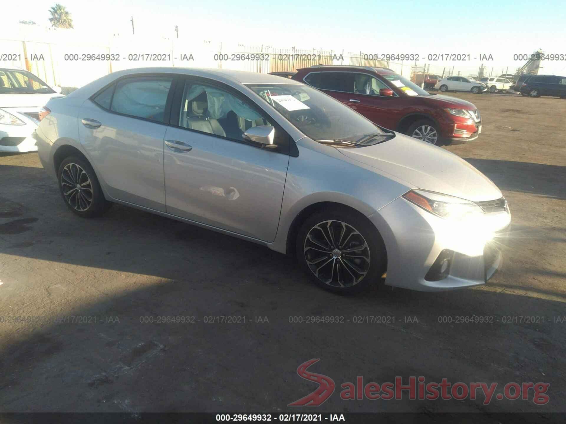 5YFBURHE3GP448735 2016 TOYOTA COROLLA