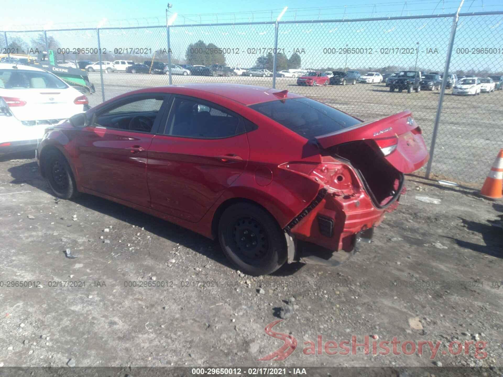 KMHDH4AE1GU492581 2016 HYUNDAI ELANTRA