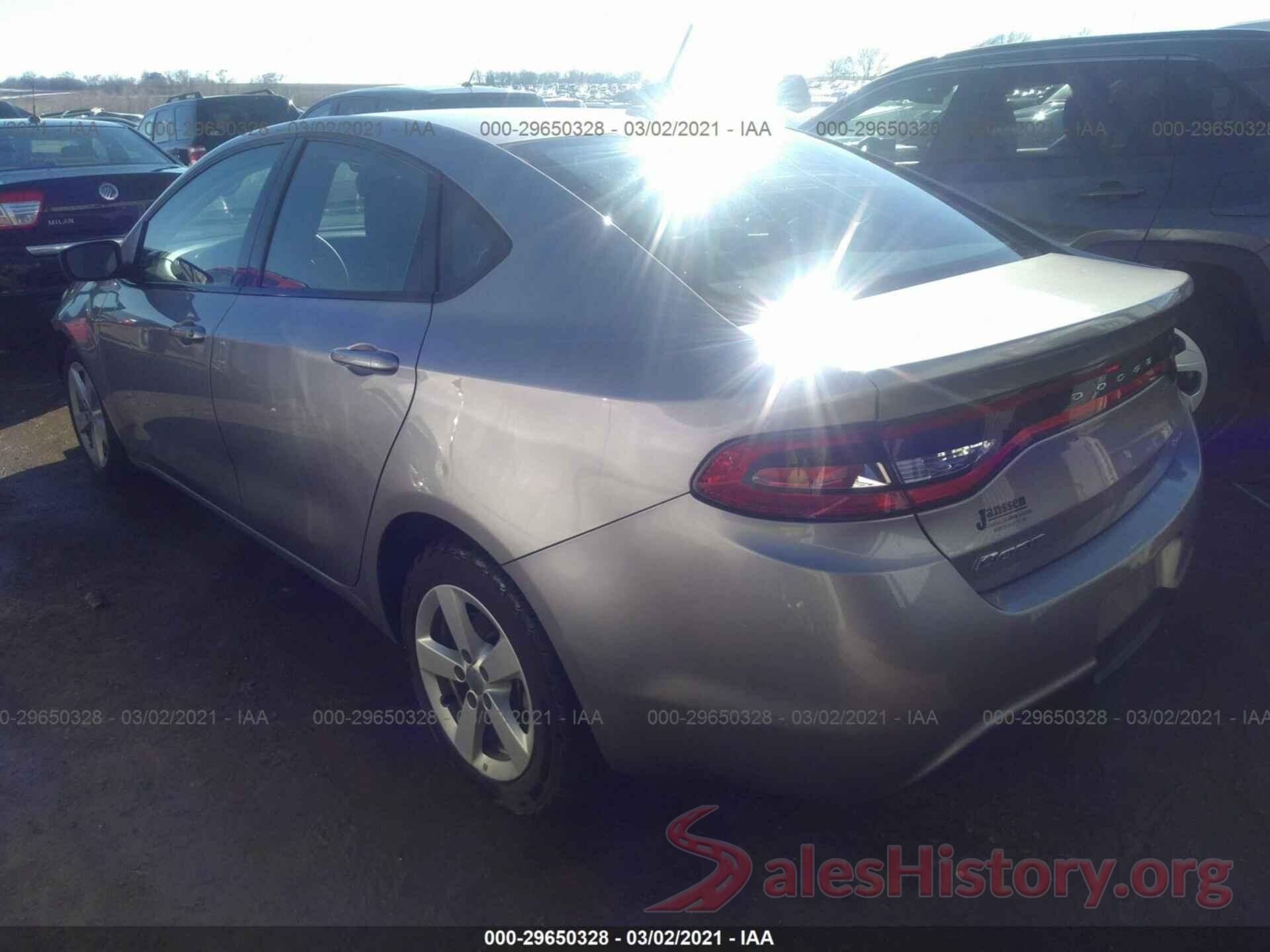 1C3CDFBB6GD766292 2016 DODGE DART