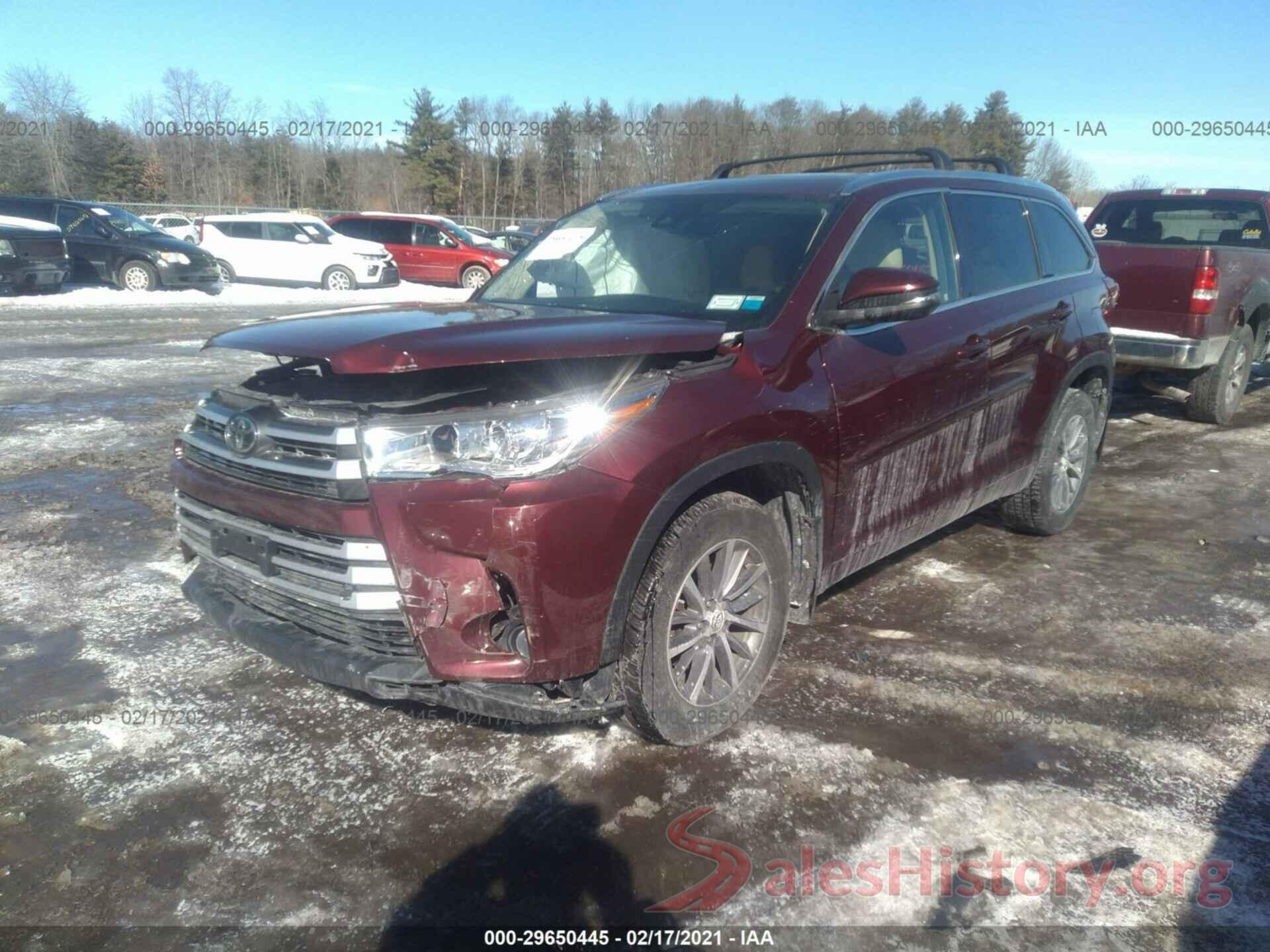 5TDJZRFH0HS392773 2017 TOYOTA HIGHLANDER