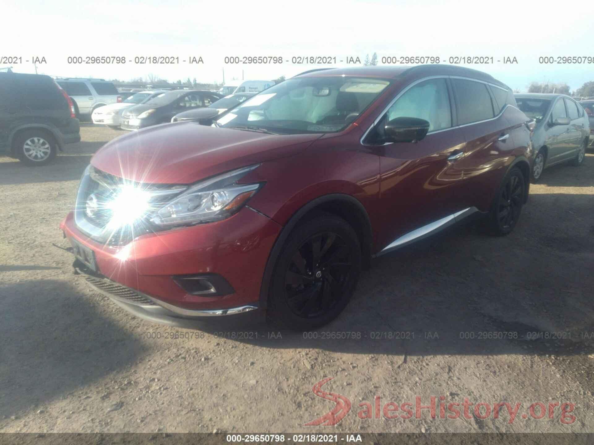 5N1AZ2MH9HN168056 2017 NISSAN MURANO