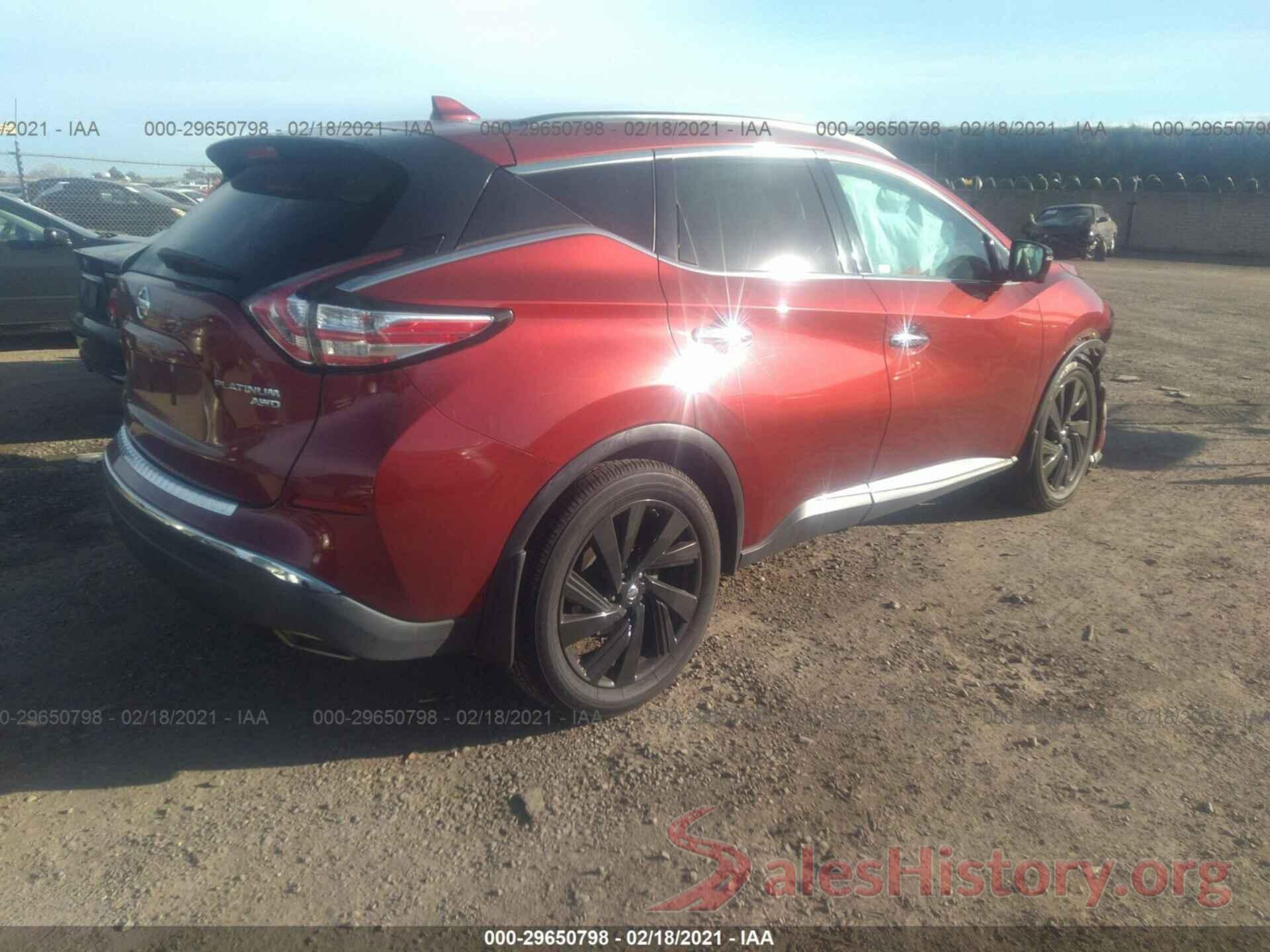 5N1AZ2MH9HN168056 2017 NISSAN MURANO