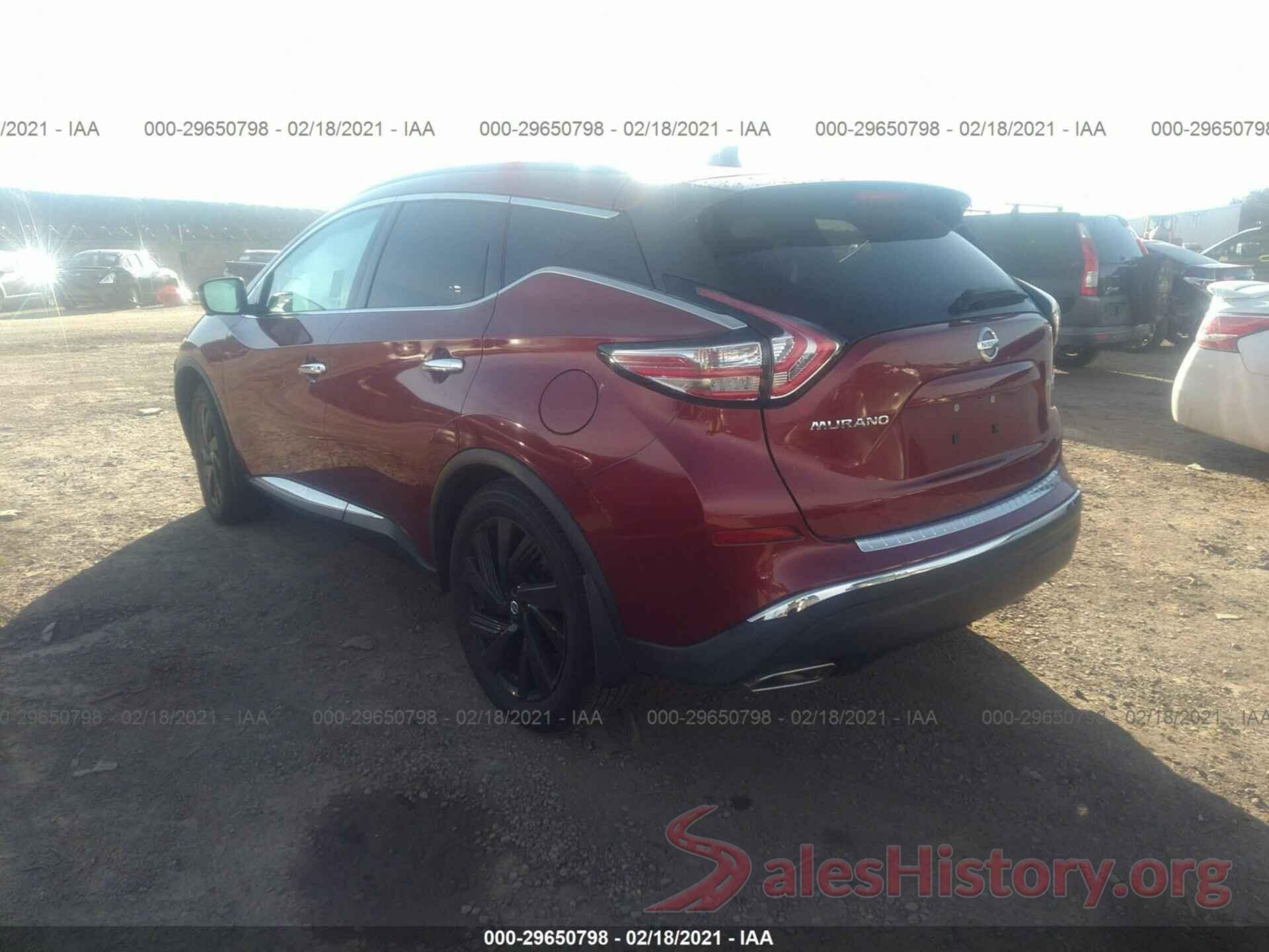 5N1AZ2MH9HN168056 2017 NISSAN MURANO