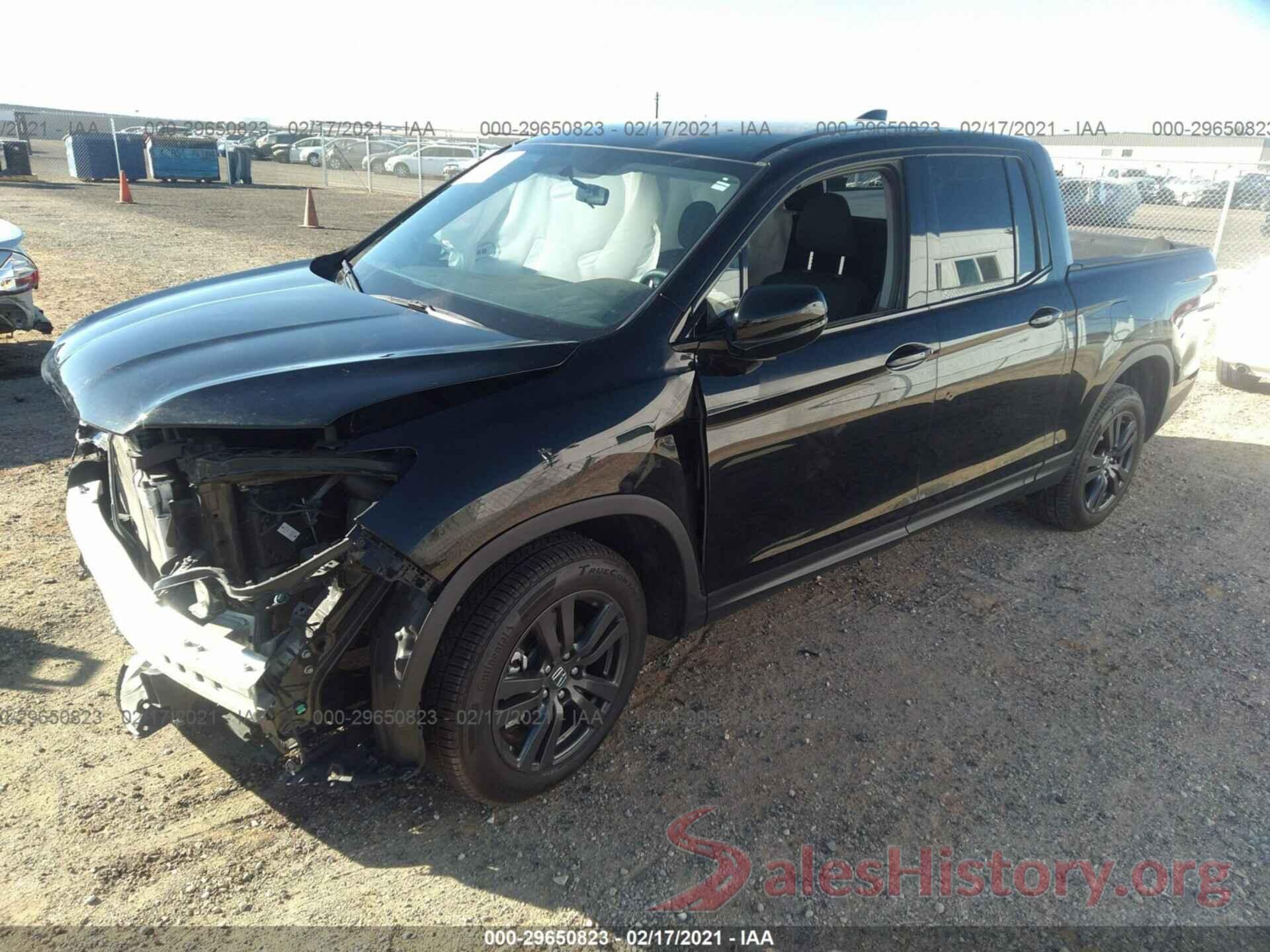 5FPYK2F18KB007606 2019 HONDA RIDGELINE