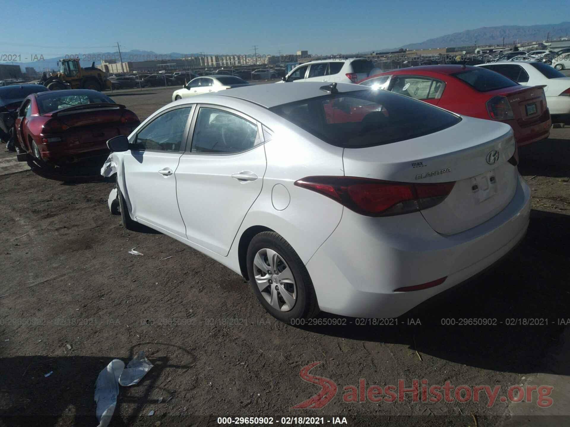 5NPDH4AE6GH695769 2016 HYUNDAI ELANTRA