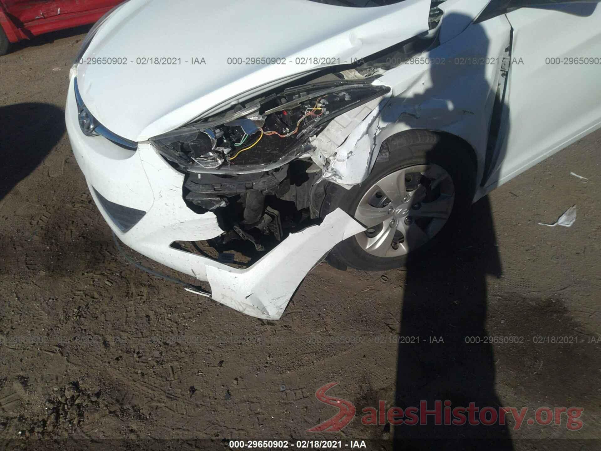 5NPDH4AE6GH695769 2016 HYUNDAI ELANTRA