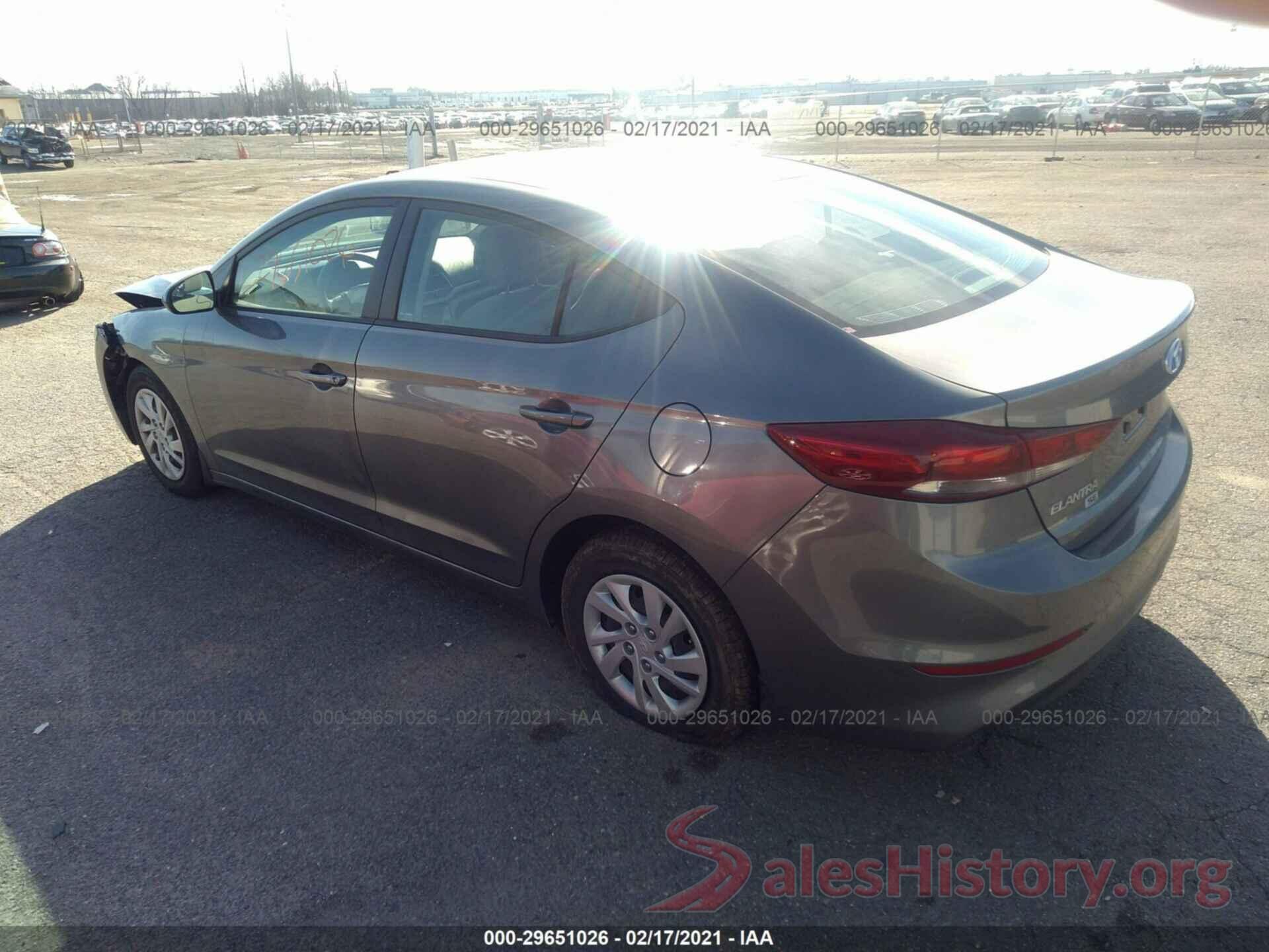 5NPD74LF3JH312550 2018 HYUNDAI ELANTRA