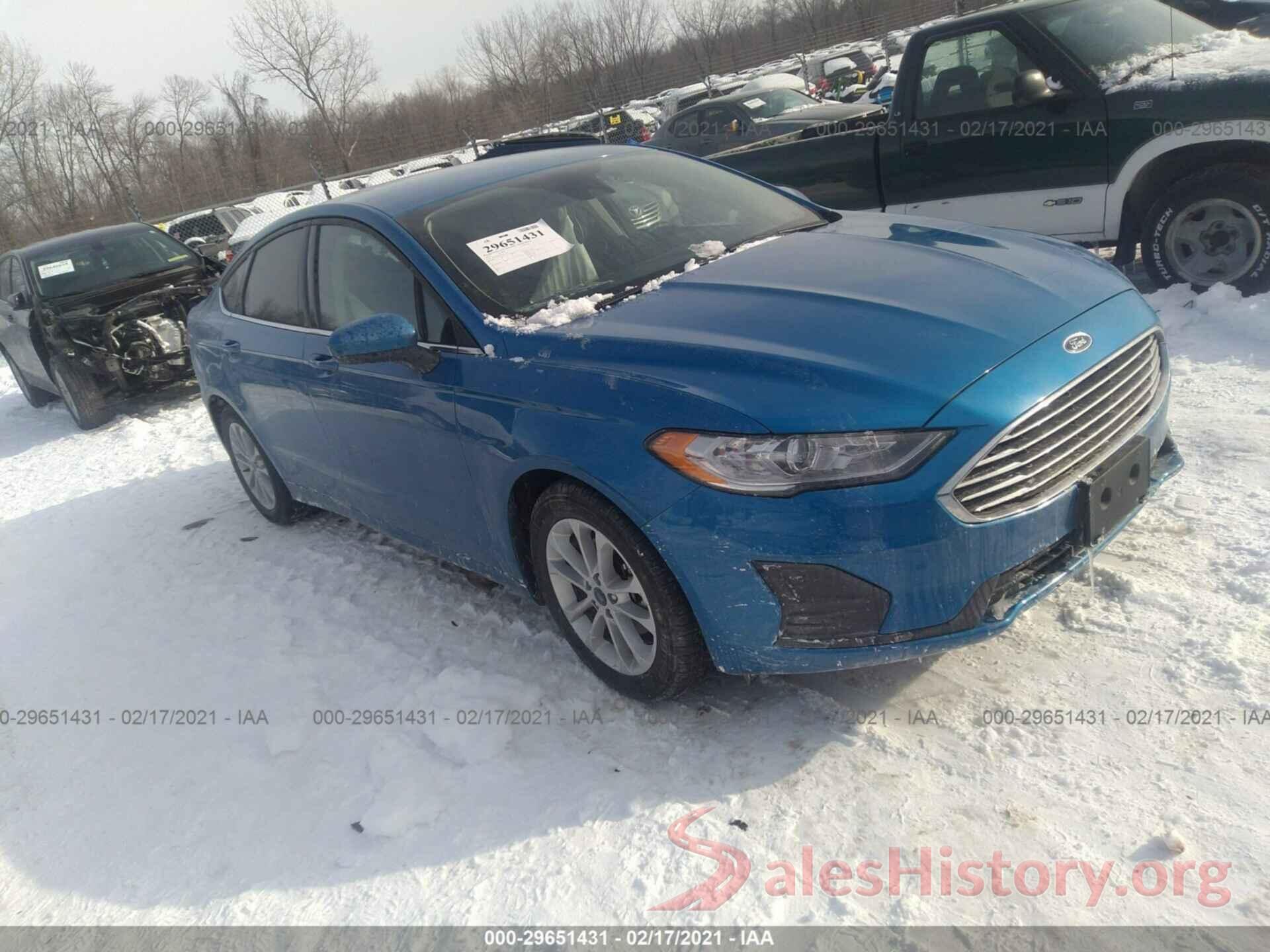 3FA6P0HD4LR231541 2020 FORD FUSION