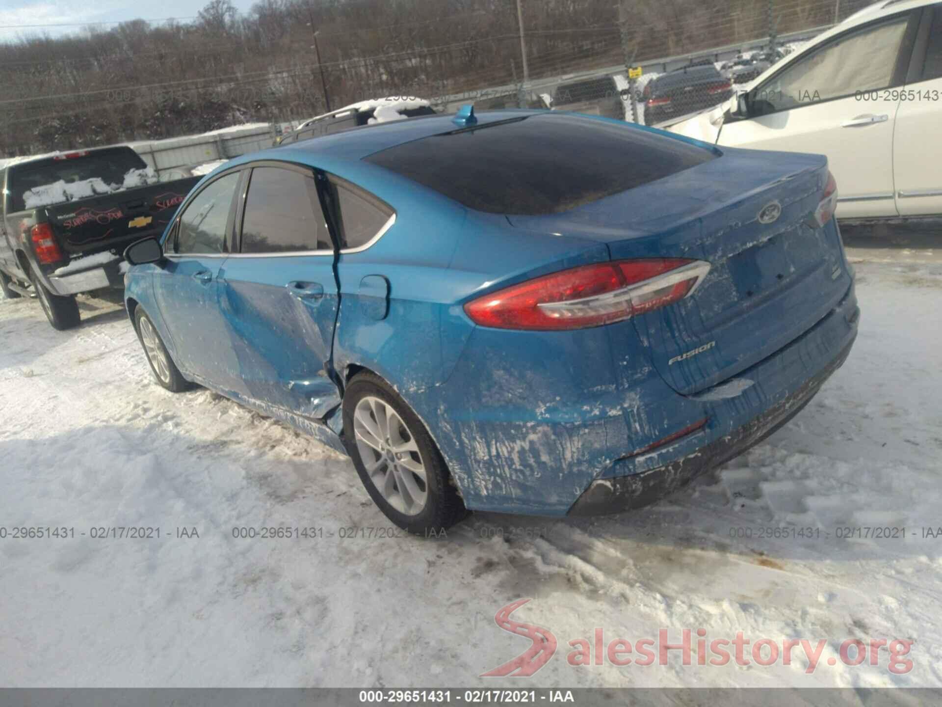 3FA6P0HD4LR231541 2020 FORD FUSION