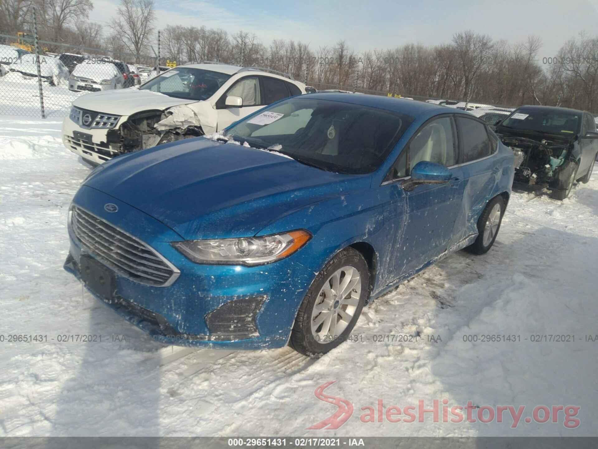 3FA6P0HD4LR231541 2020 FORD FUSION