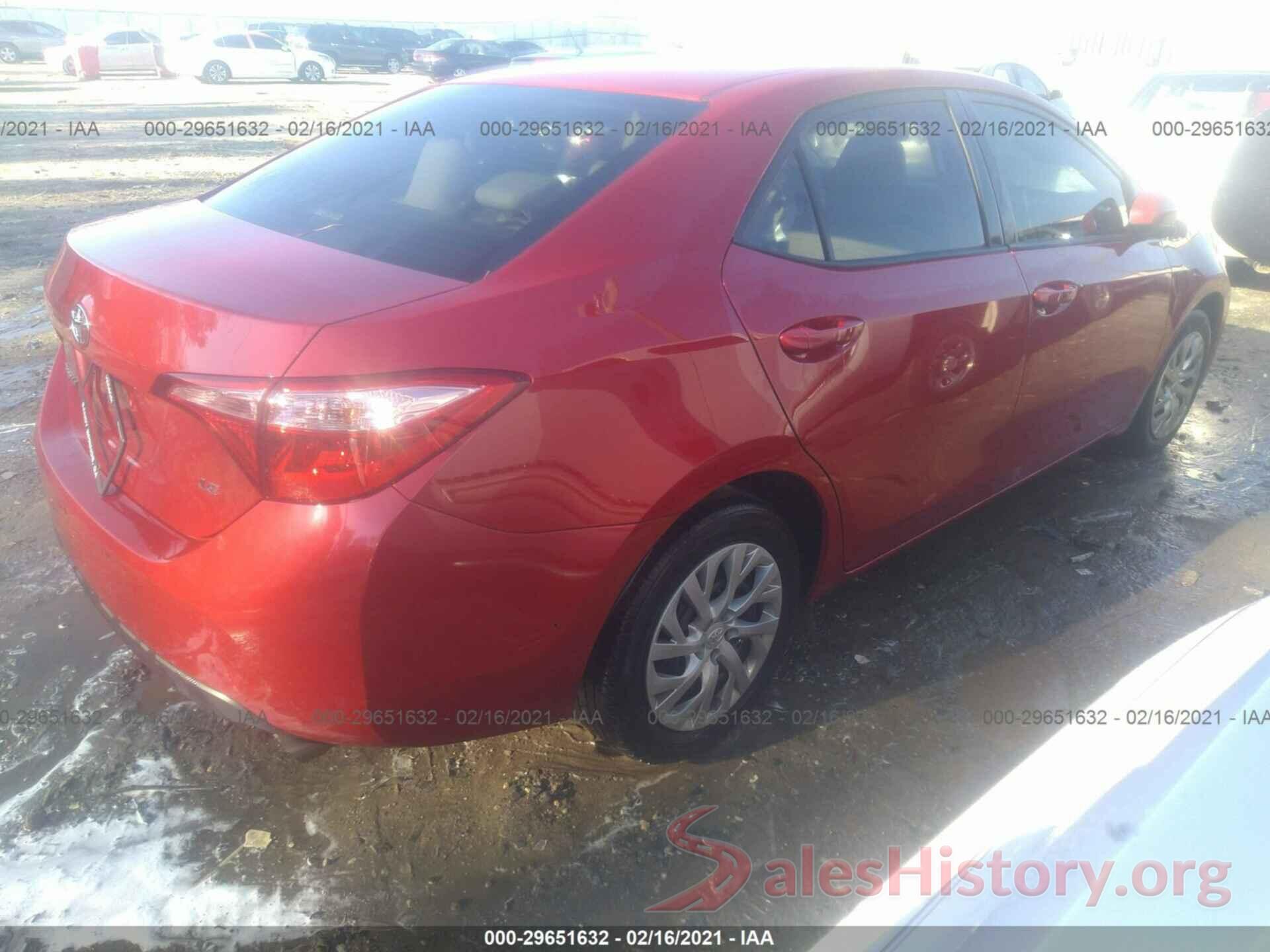 2T1BURHE6JC993299 2018 TOYOTA COROLLA