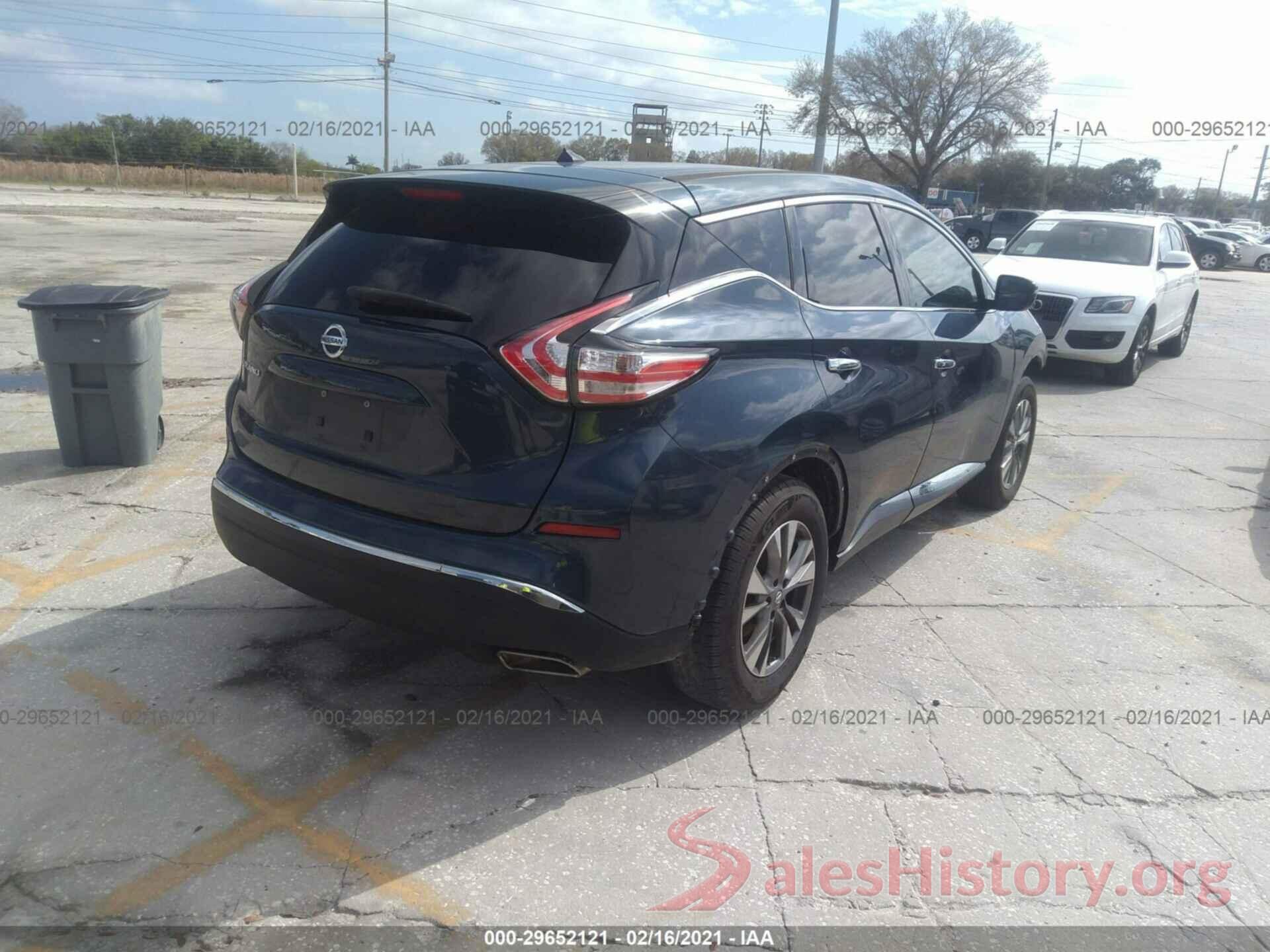 5N1AZ2MG0GN125697 2016 NISSAN MURANO