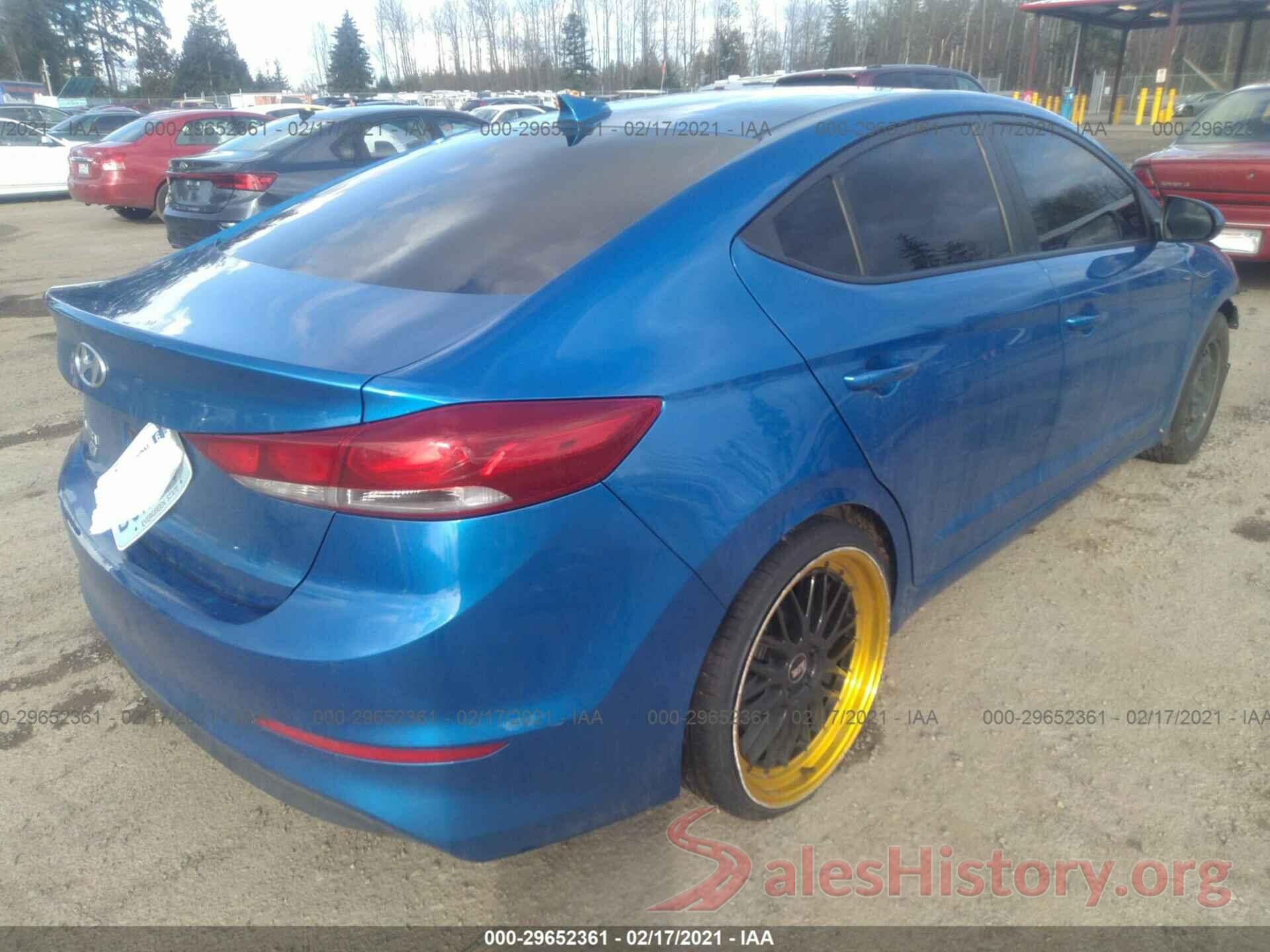 5NPD74LF8HH145547 2017 HYUNDAI ELANTRA