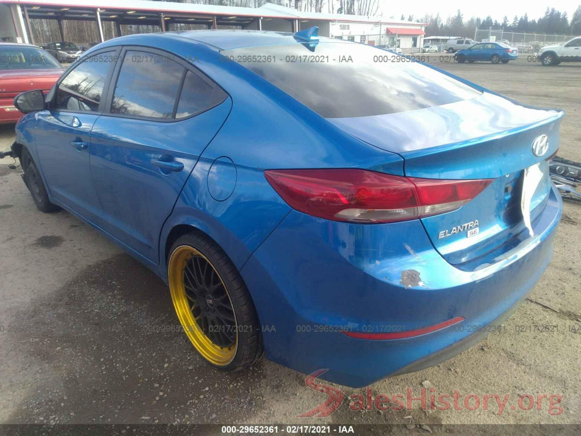 5NPD74LF8HH145547 2017 HYUNDAI ELANTRA