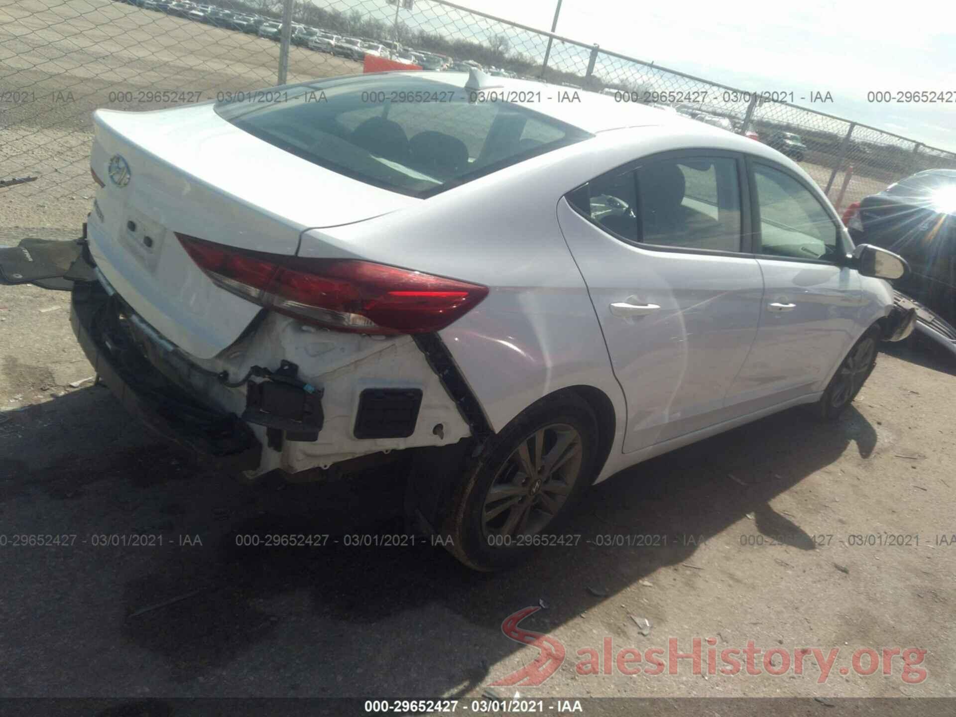 5NPD84LF5JH378031 2018 HYUNDAI ELANTRA