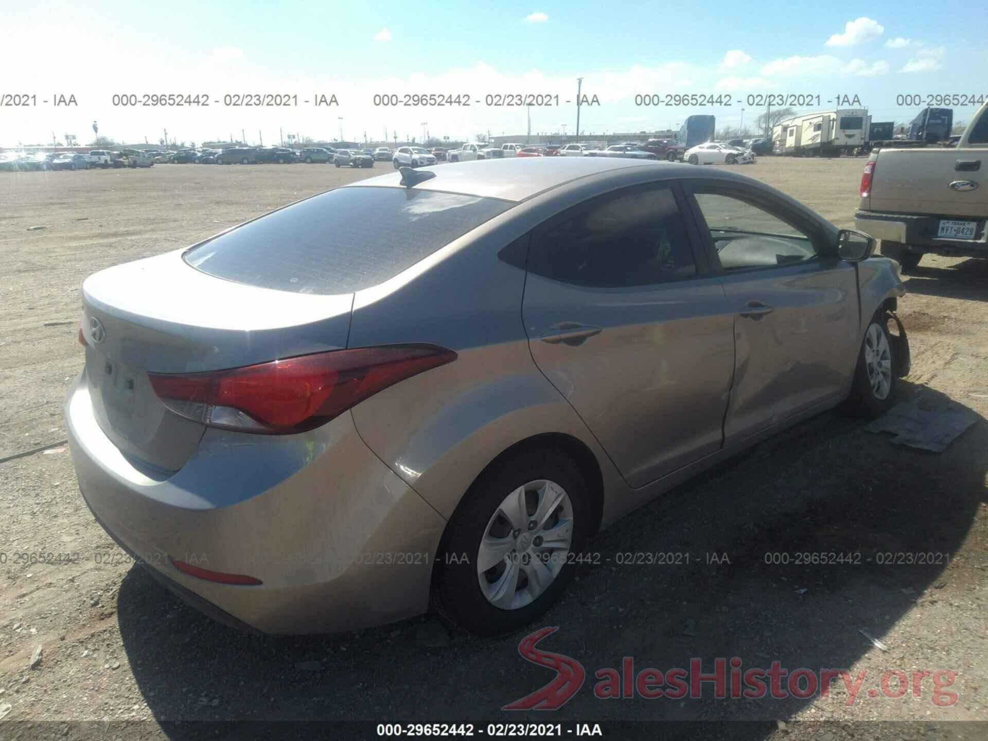 5NPDH4AE7GH737415 2016 HYUNDAI ELANTRA