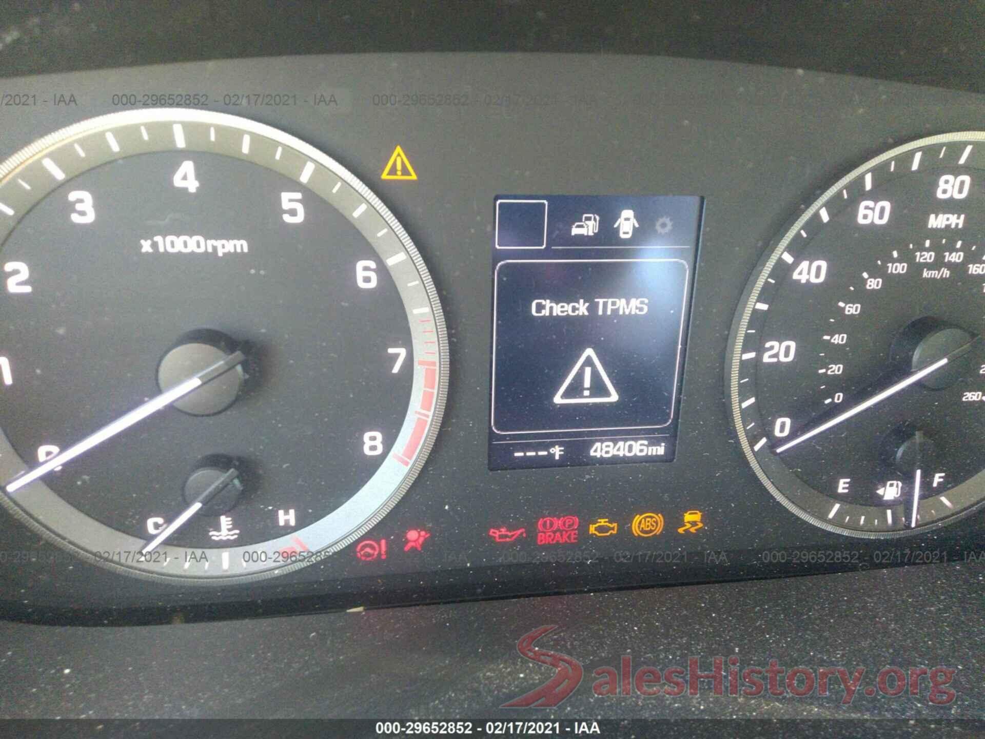 5NPE24AF8HH541595 2017 HYUNDAI SONATA