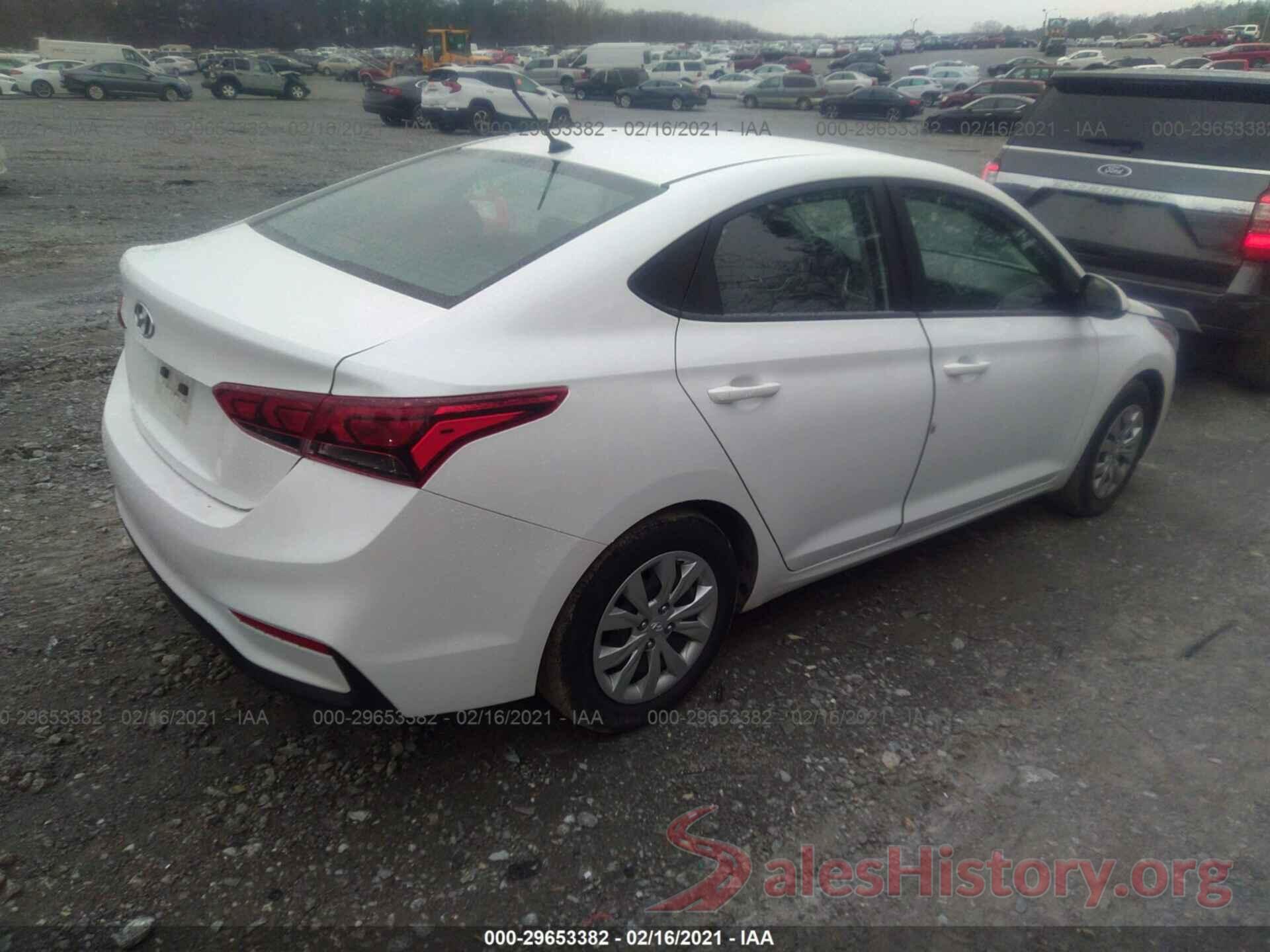 3KPC24A64LE104908 2020 HYUNDAI ACCENT