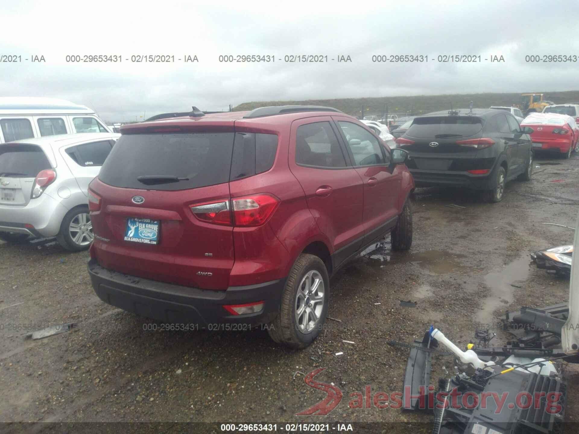 MAJ6S3GL1LC334990 2020 FORD ECOSPORT