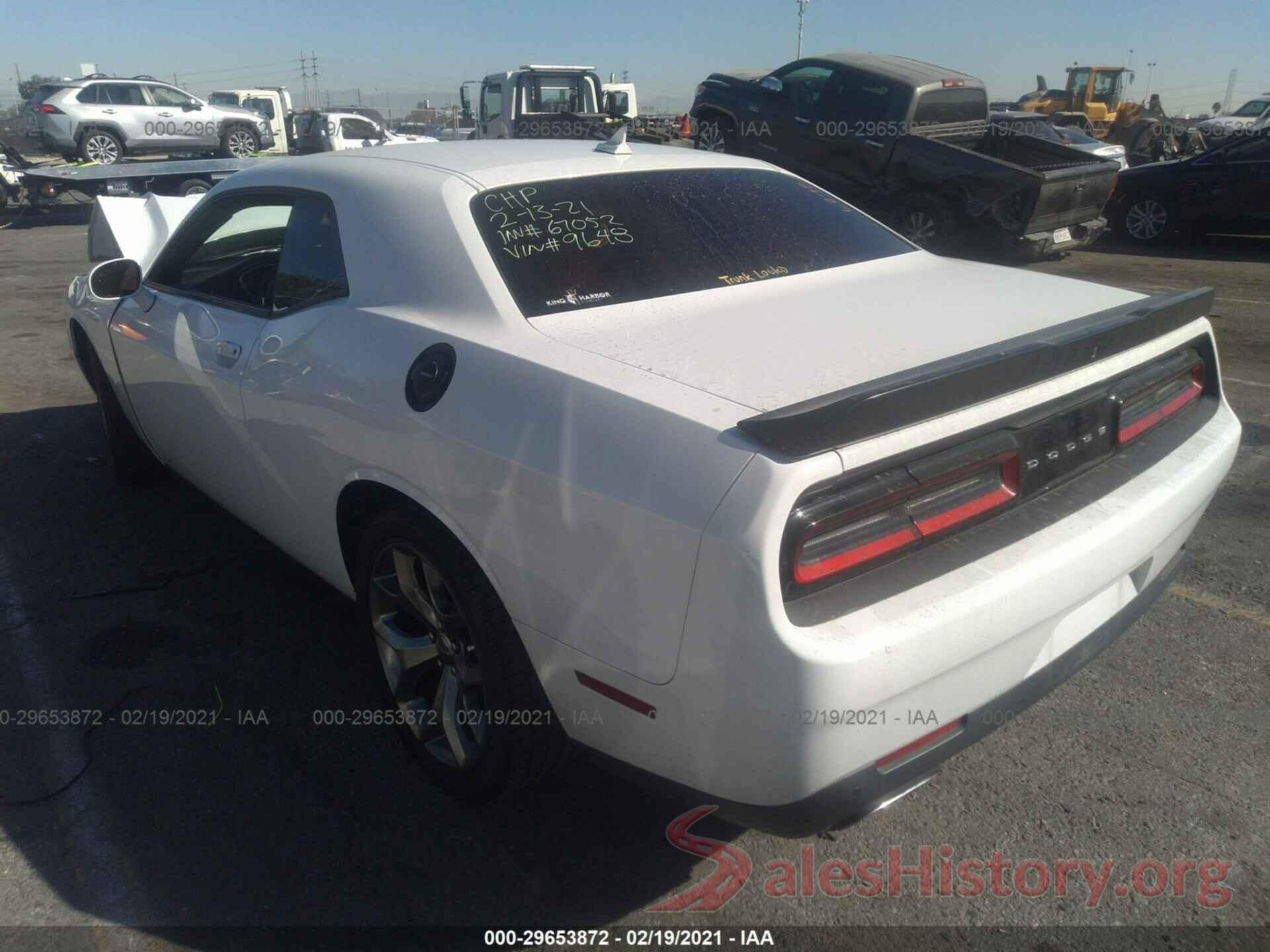 2C3CDZAG2GH329648 2016 DODGE CHALLENGER