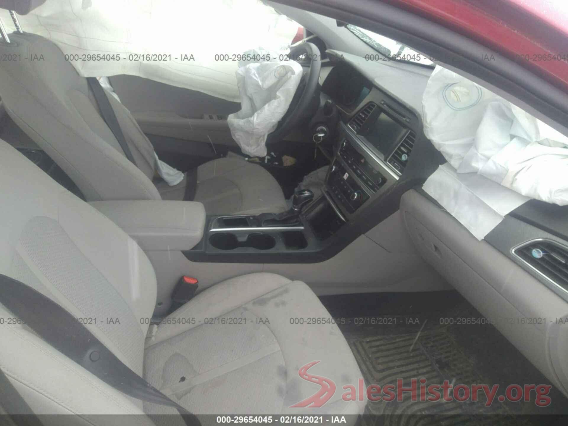 5NPE24AF4GH361187 2016 HYUNDAI SONATA