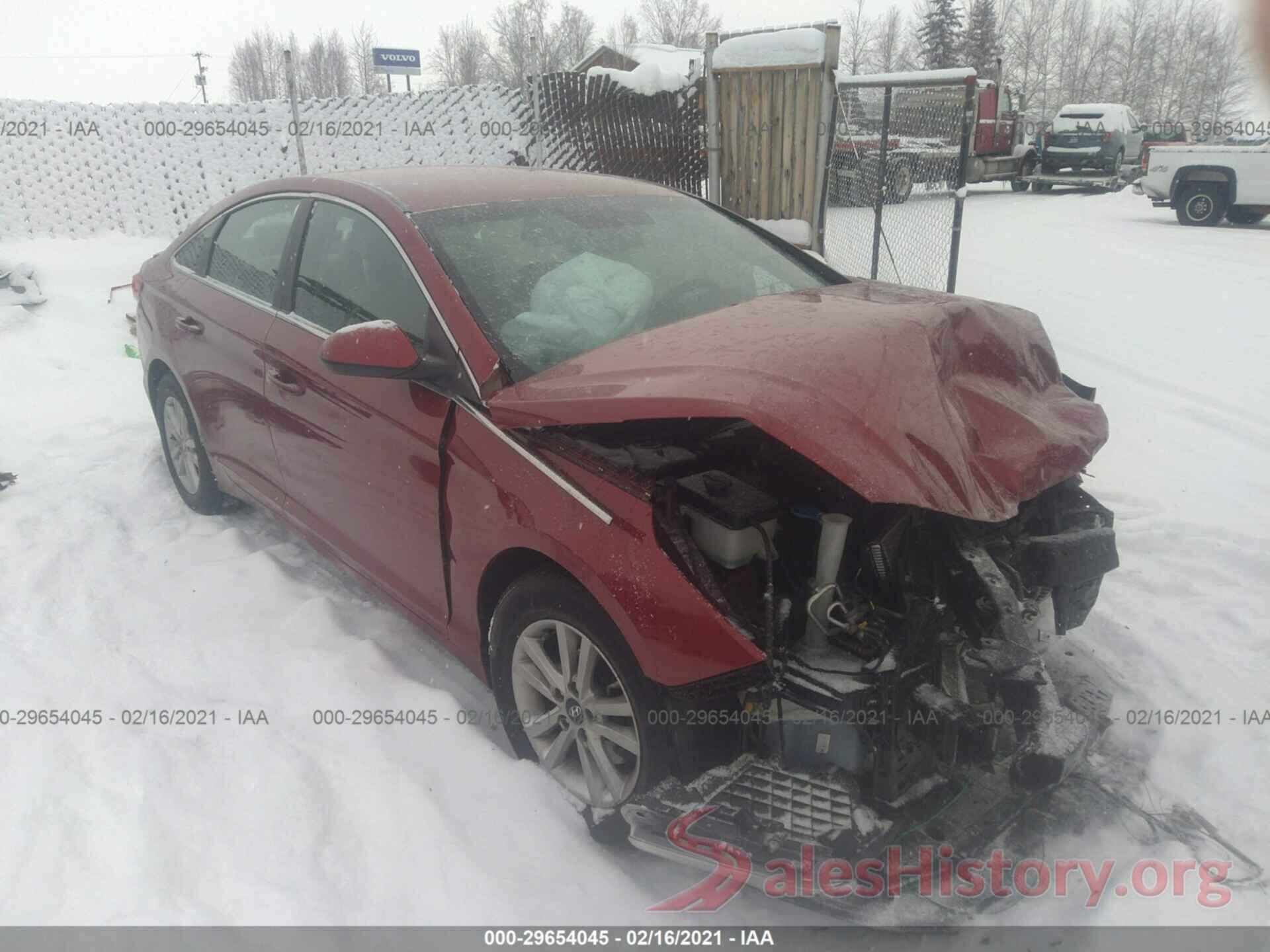 5NPE24AF4GH361187 2016 HYUNDAI SONATA