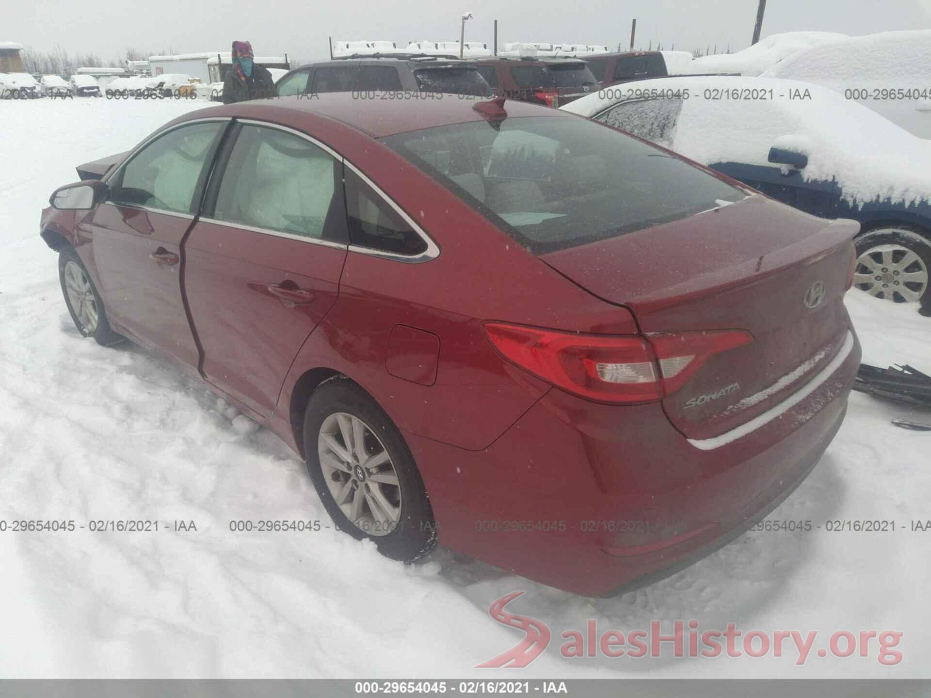 5NPE24AF4GH361187 2016 HYUNDAI SONATA