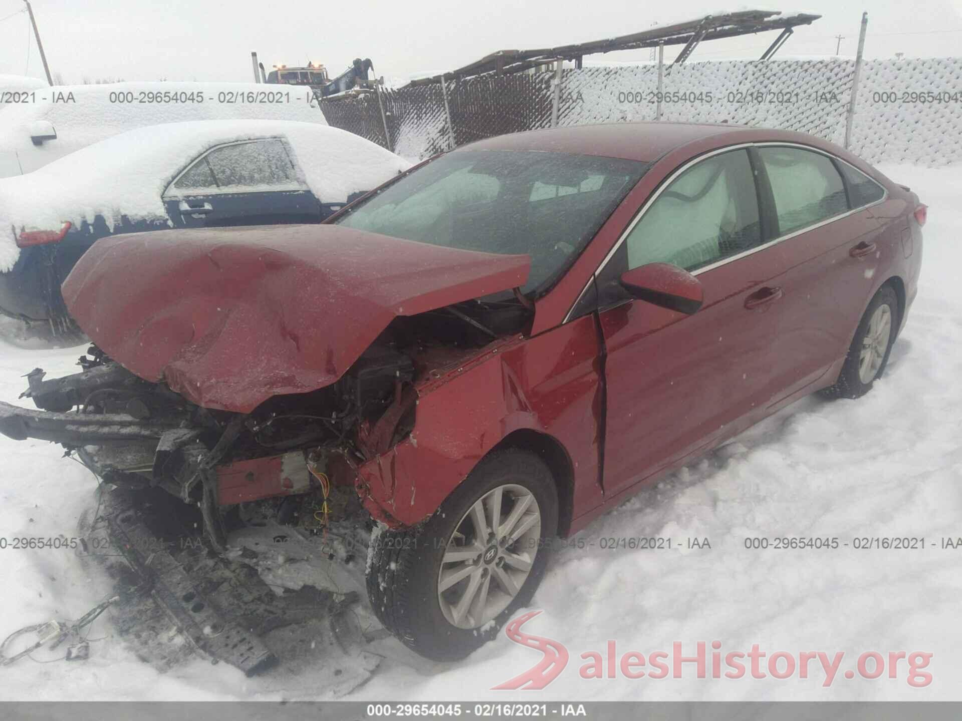 5NPE24AF4GH361187 2016 HYUNDAI SONATA