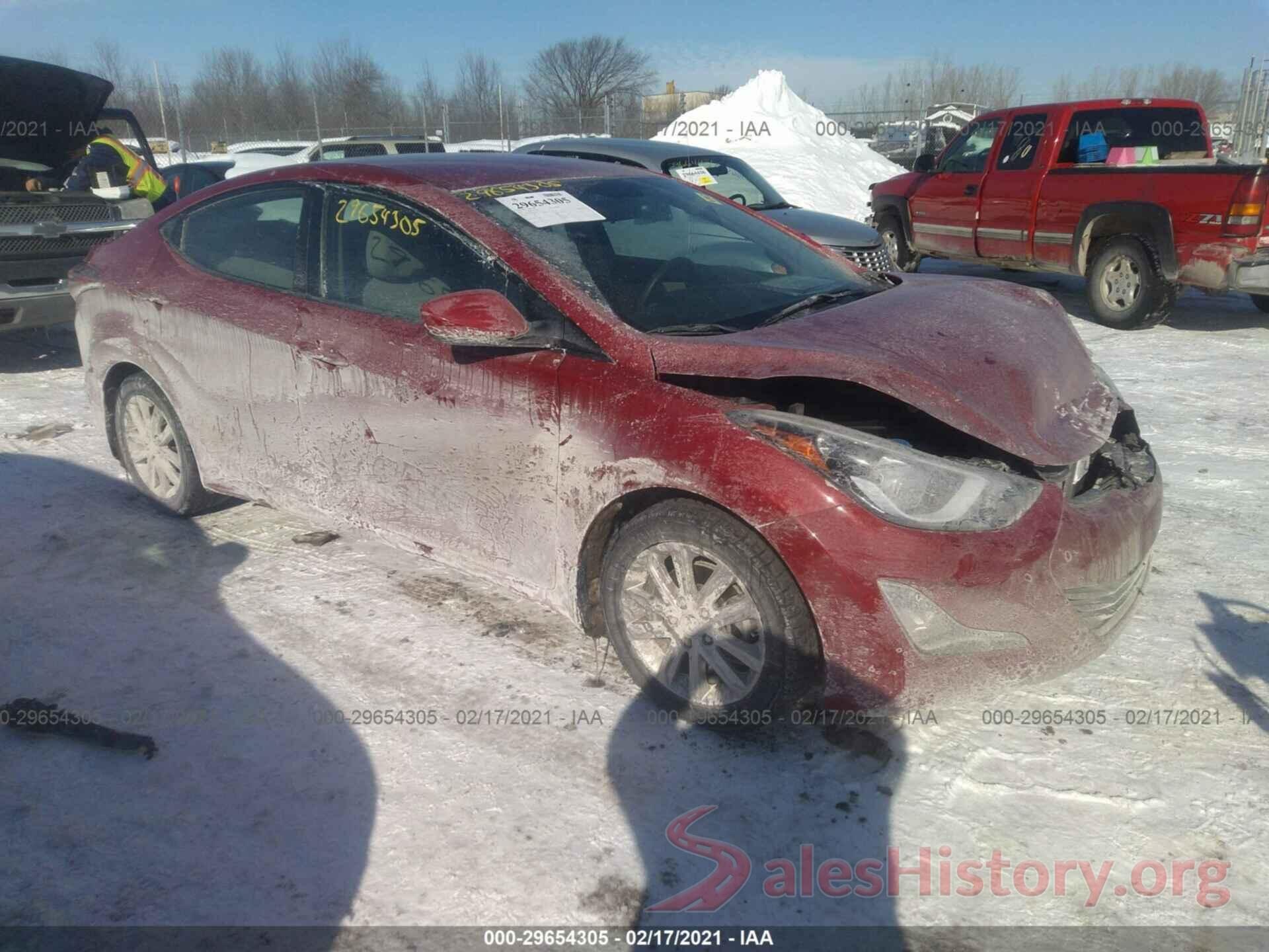 KMHDH4AE6GU570529 2016 HYUNDAI ELANTRA