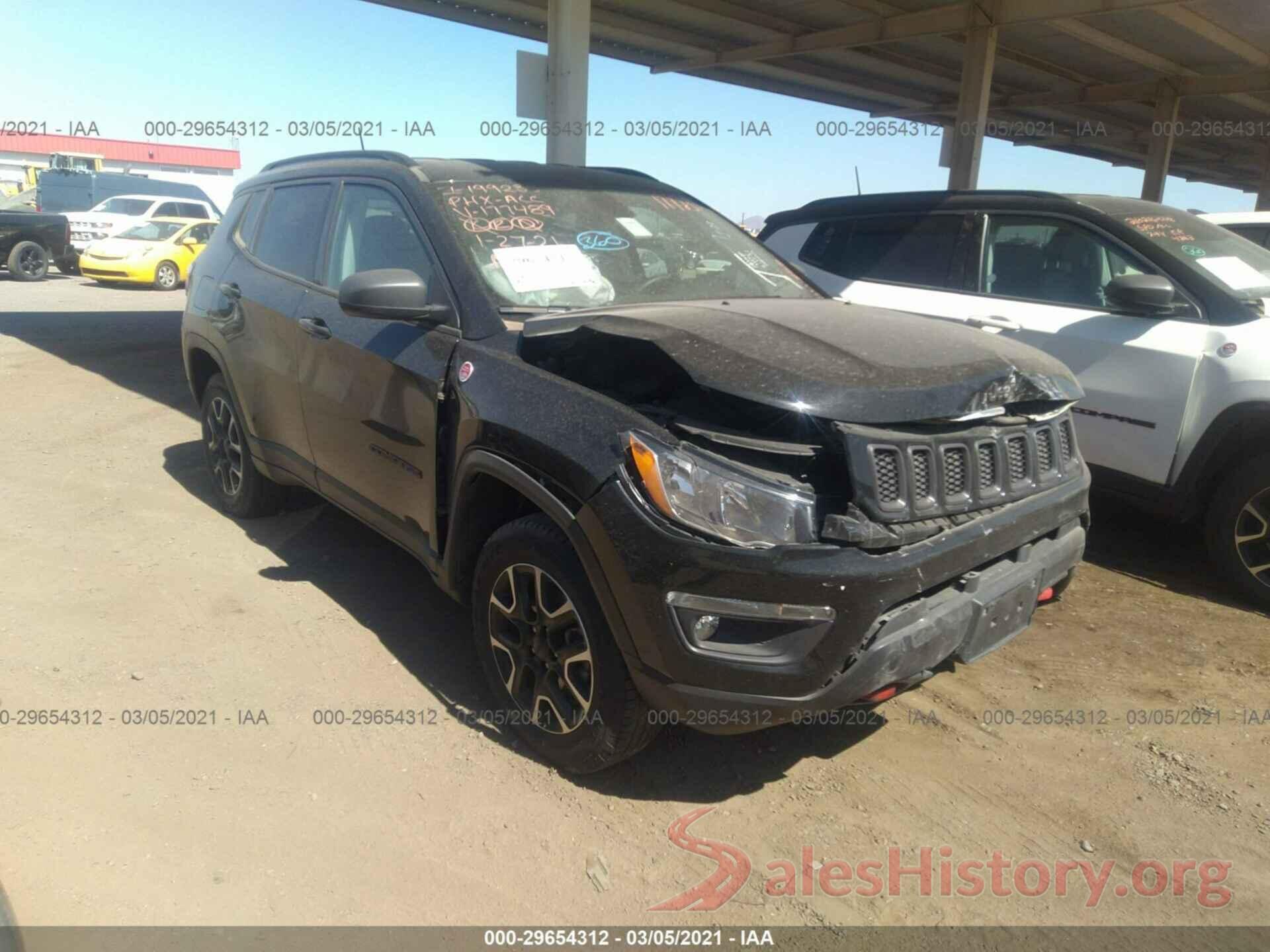 3C4NJDDB1LT177489 2020 JEEP COMPASS