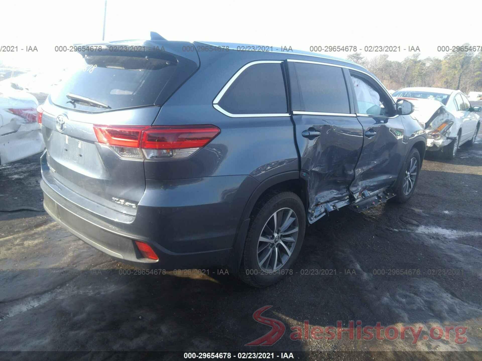 5TDJZRFH9KS958310 2019 TOYOTA HIGHLANDER