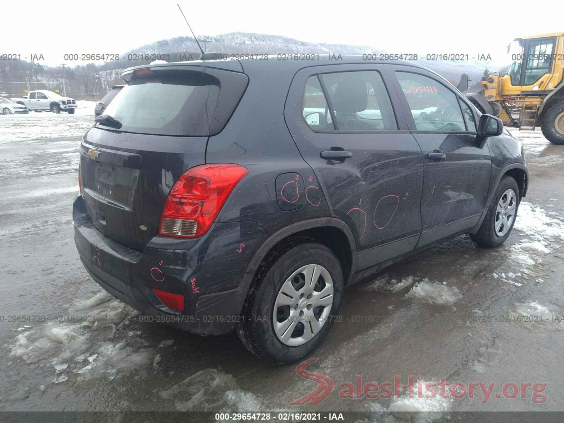 3GNCJKSB8JL154200 2018 CHEVROLET TRAX