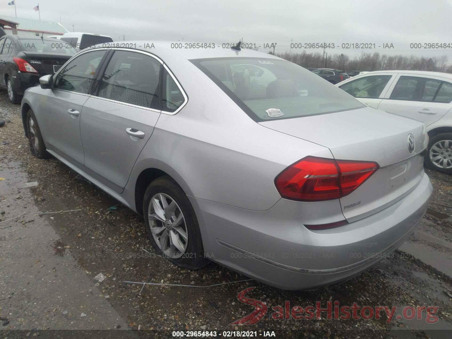 1VWAS7A3XGC041192 2016 VOLKSWAGEN PASSAT