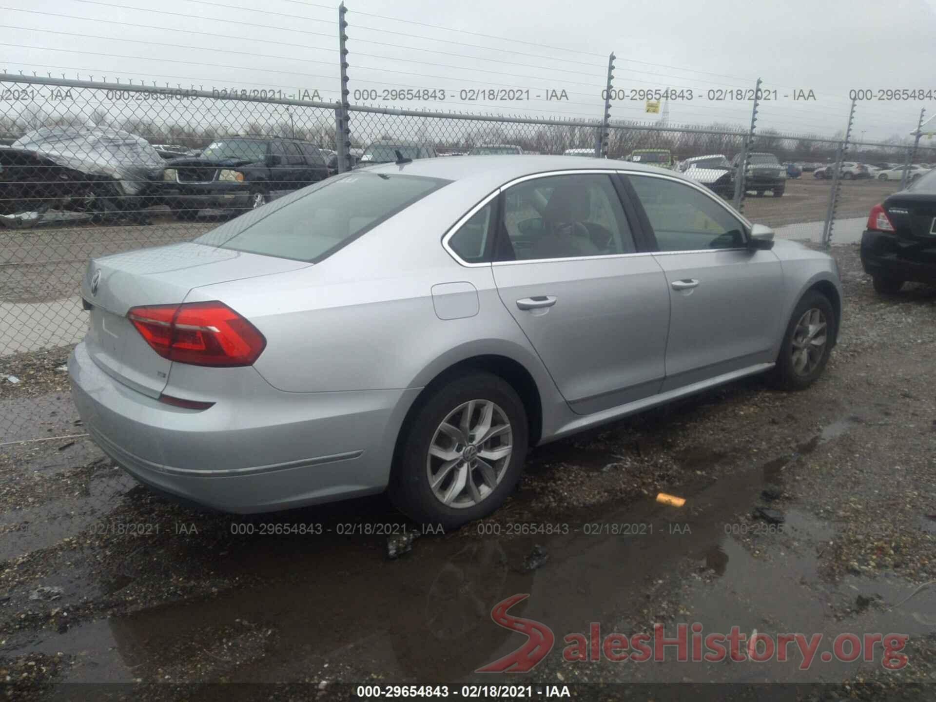 1VWAS7A3XGC041192 2016 VOLKSWAGEN PASSAT