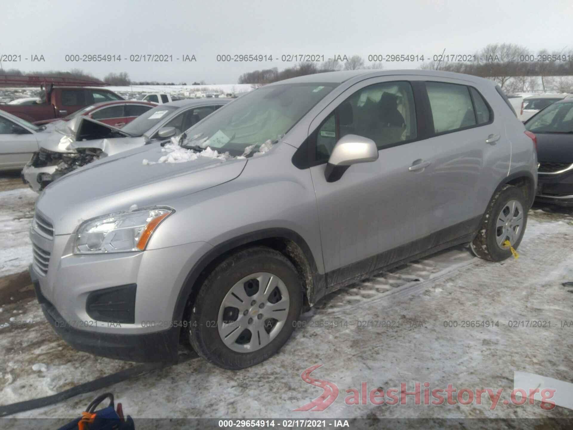 3GNCJKSB6GL257429 2016 CHEVROLET TRAX