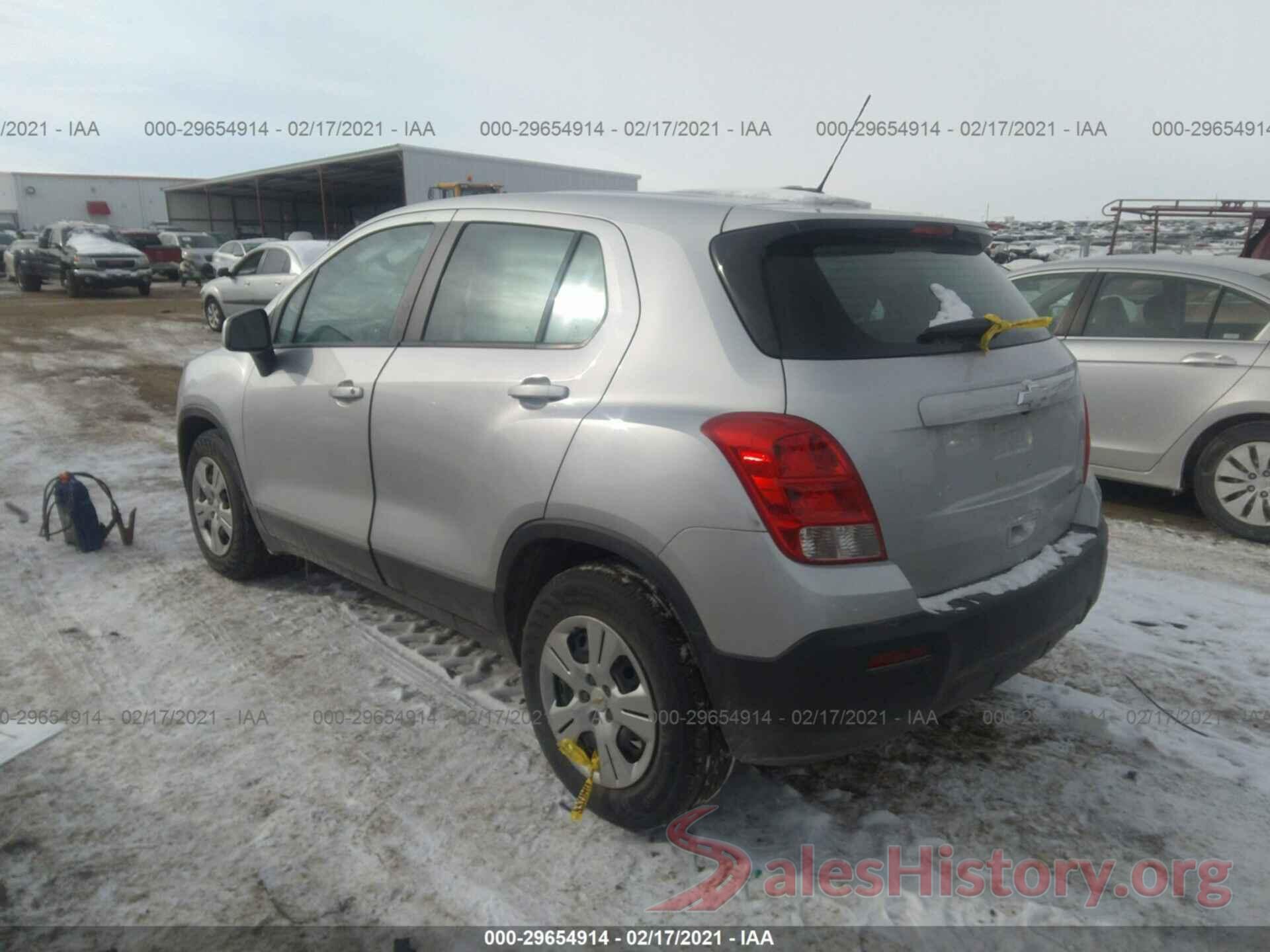 3GNCJKSB6GL257429 2016 CHEVROLET TRAX