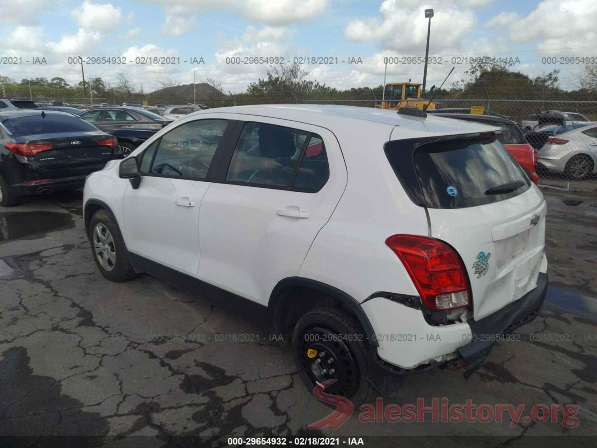 KL7CJKSBXGB612285 2016 CHEVROLET TRAX