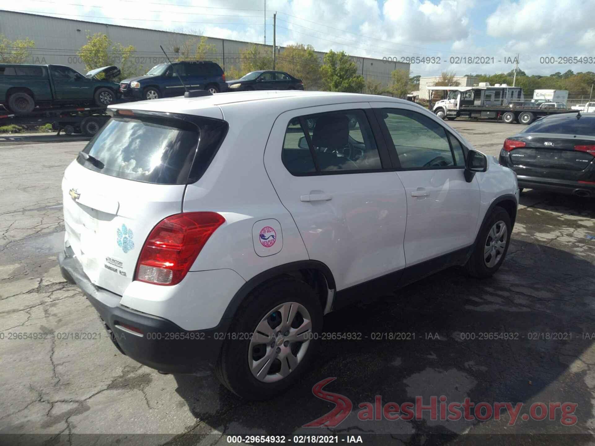 KL7CJKSBXGB612285 2016 CHEVROLET TRAX